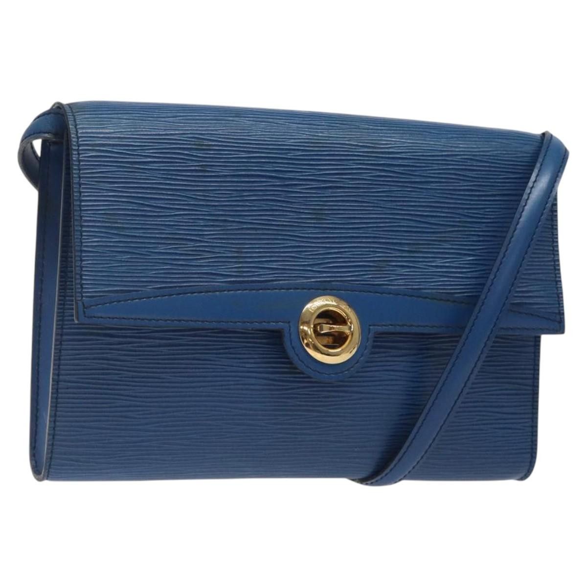 Louis Vuitton LOUIS VUITTON Epi Pochette Arche Shoulder Bag Blue M52575 Size ONE SIZE - 1 Thumbnail
