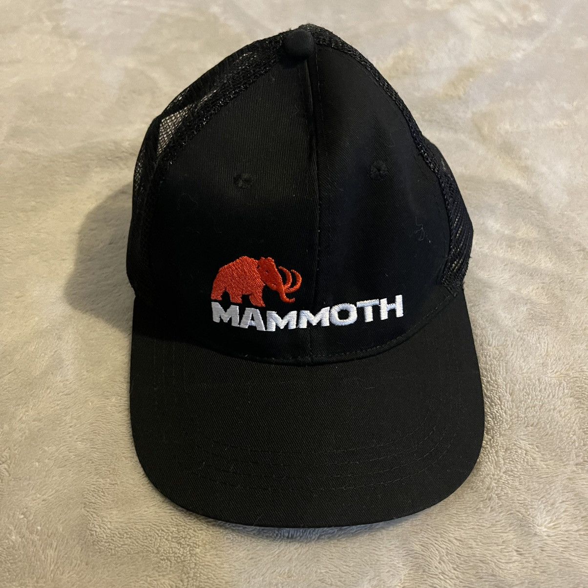 Other Mammoth Cap Men One Size Black Hat Snapback Adjustable Size ONE SIZE - 1 Thumbnail