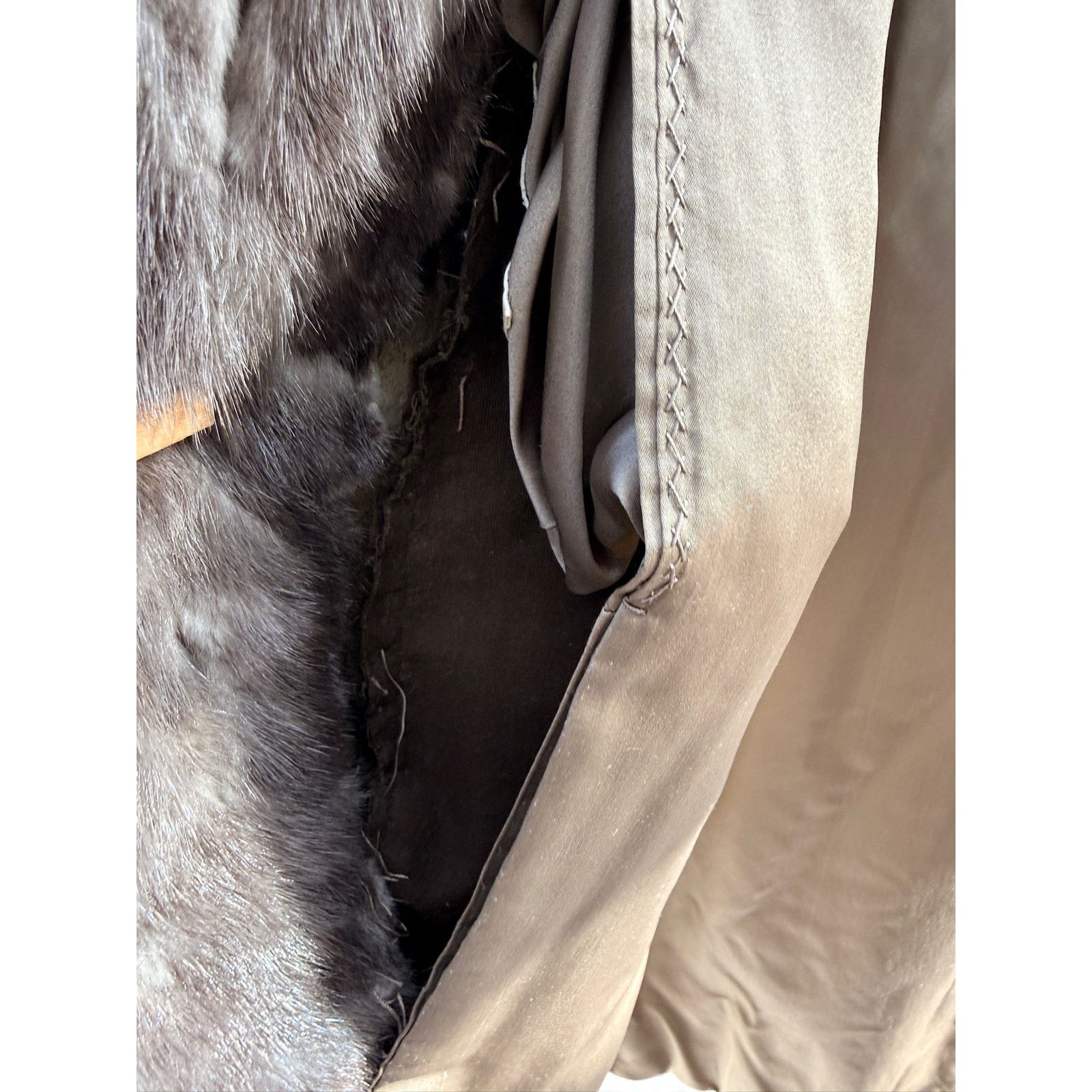 Vintage Vintage 60s Blue Iris Mink Coat by Furs by Robert Detroit Size M / US 6-8 / IT 42-44 - 10 Thumbnail