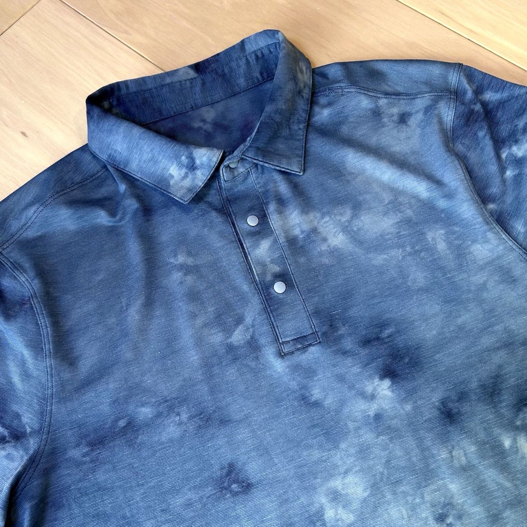 Lululemon Lululemon Evolution Polo Performance Shirt - Short Sleeve Mens S Blue Size US S / EU 44-46 / 1 - 3 Thumbnail