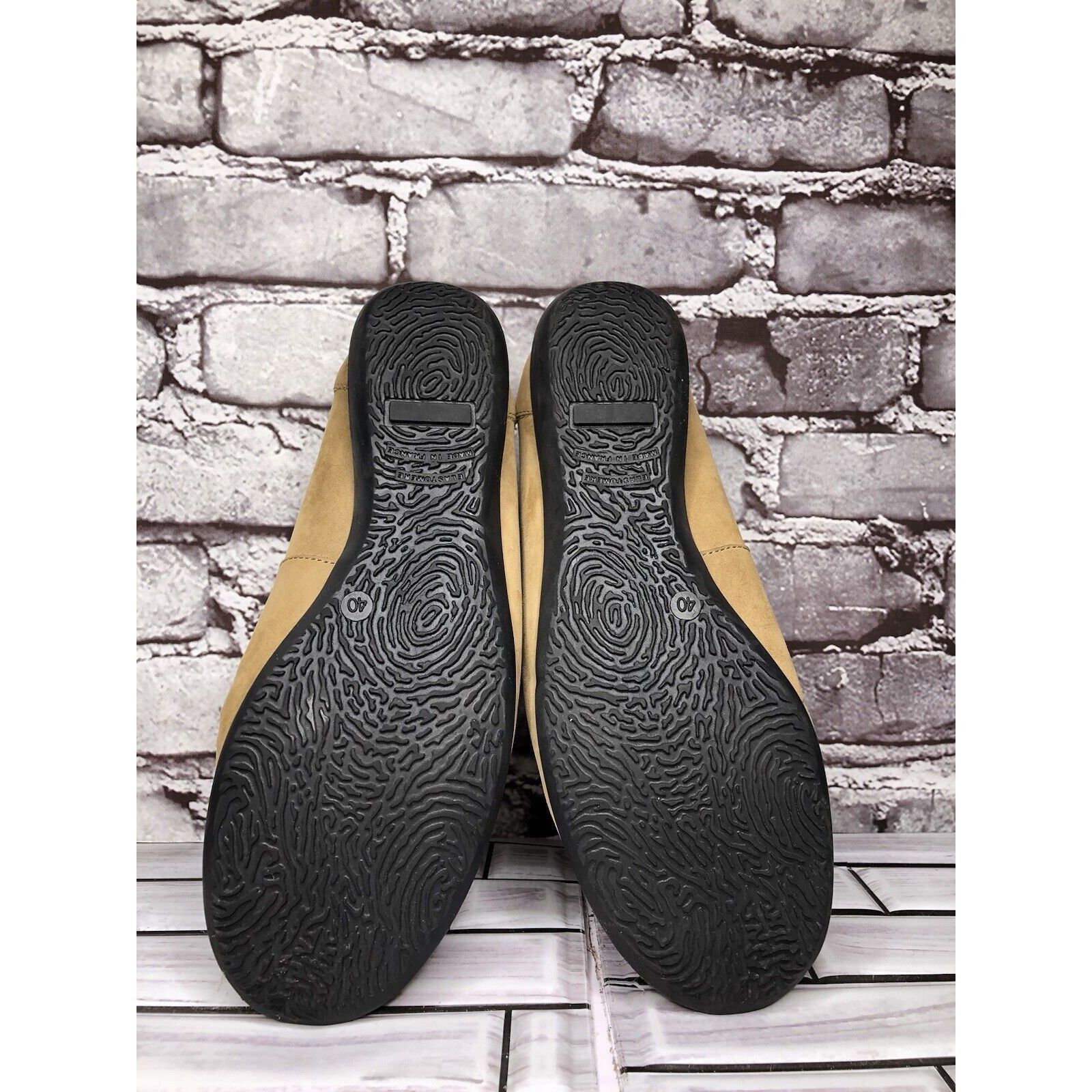 Other Aquitaine Brown Leather Perforated Ballet Flats Round Toe Sh Size US 9 / IT 39 - 8 Thumbnail