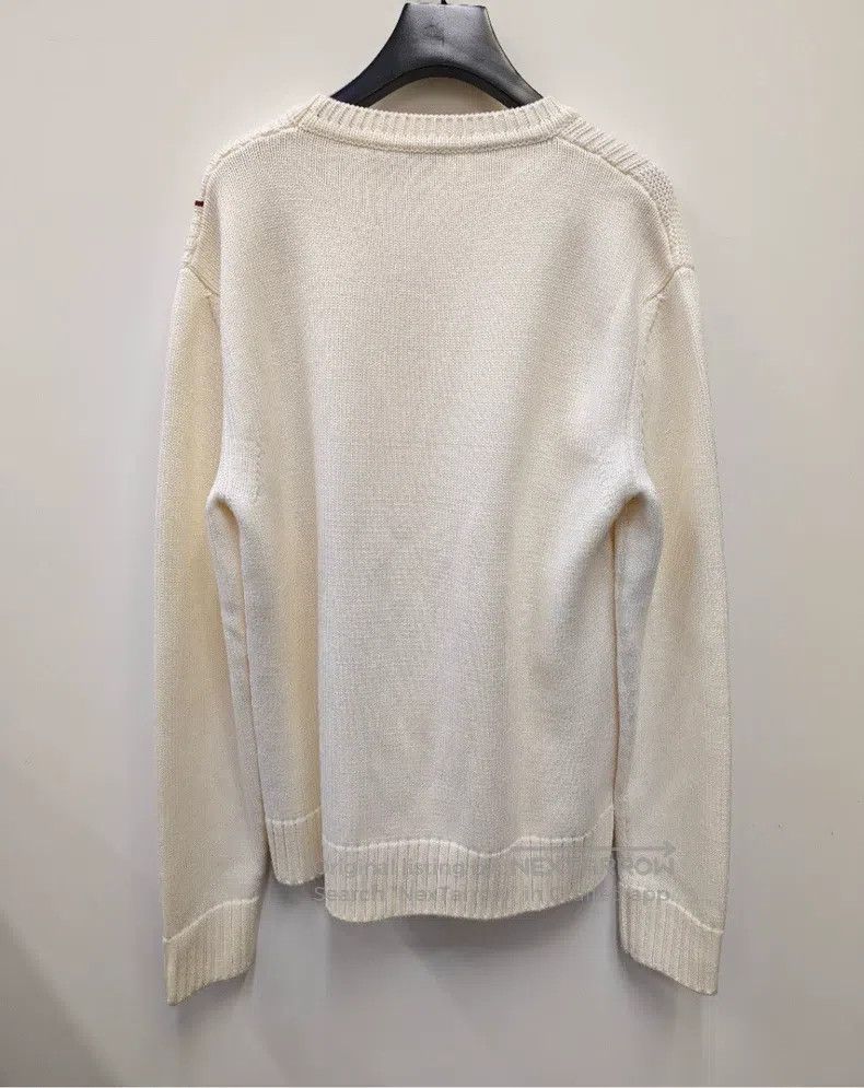 Loro Piana Loro Piana Men's Beige Striped Knitted Sweater Size US M / EU 48-50 / 2 - 6 Thumbnail