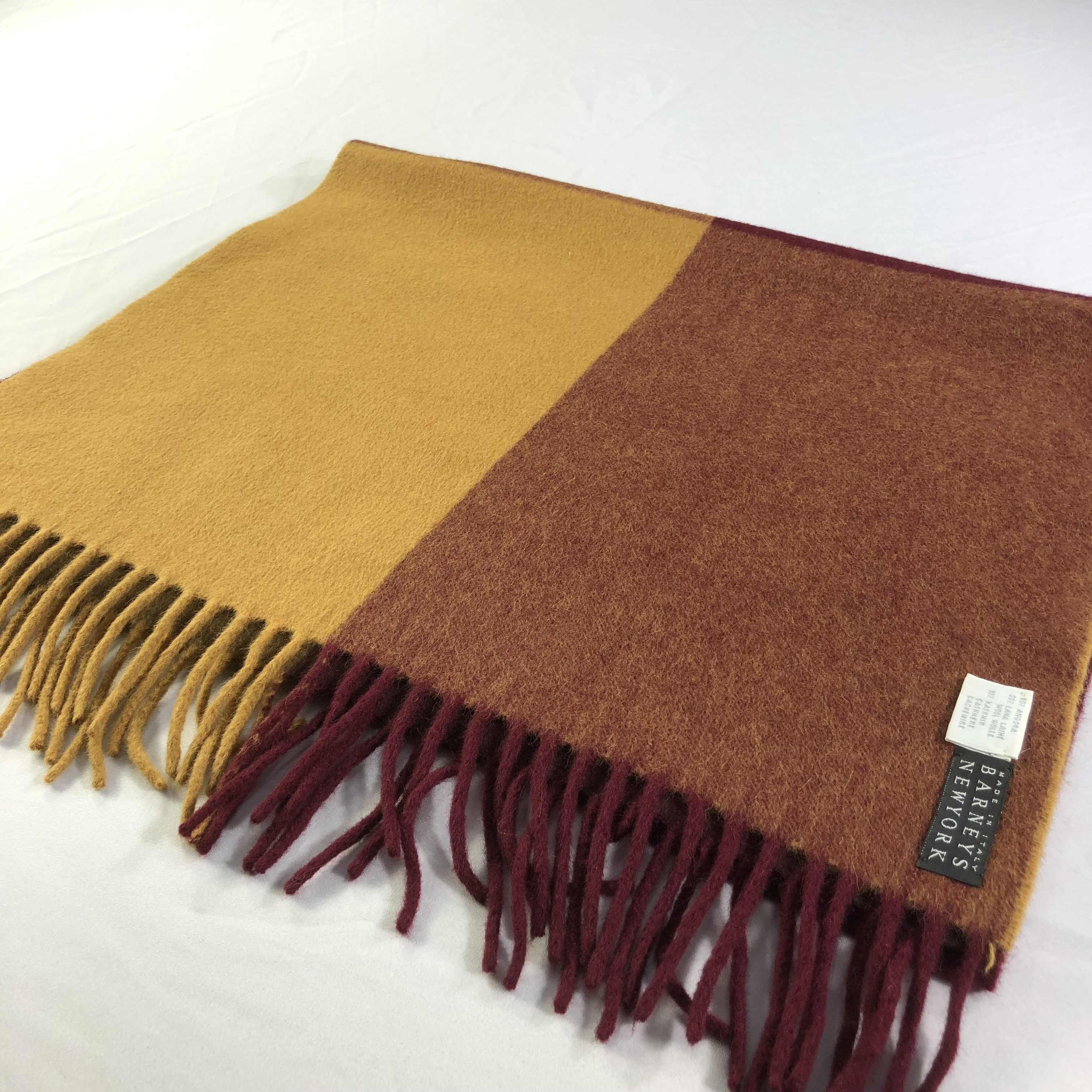 Barneys New York Barneys New York Angora/Cashmere Scarf Muffler V1505 Size ONE SIZE - 3 Thumbnail