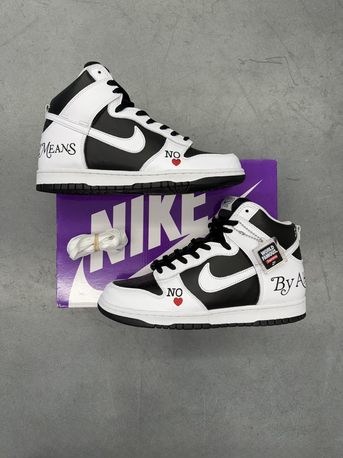 2022 Nike SB Dunk High Supreme By Any Means Stormtrooper