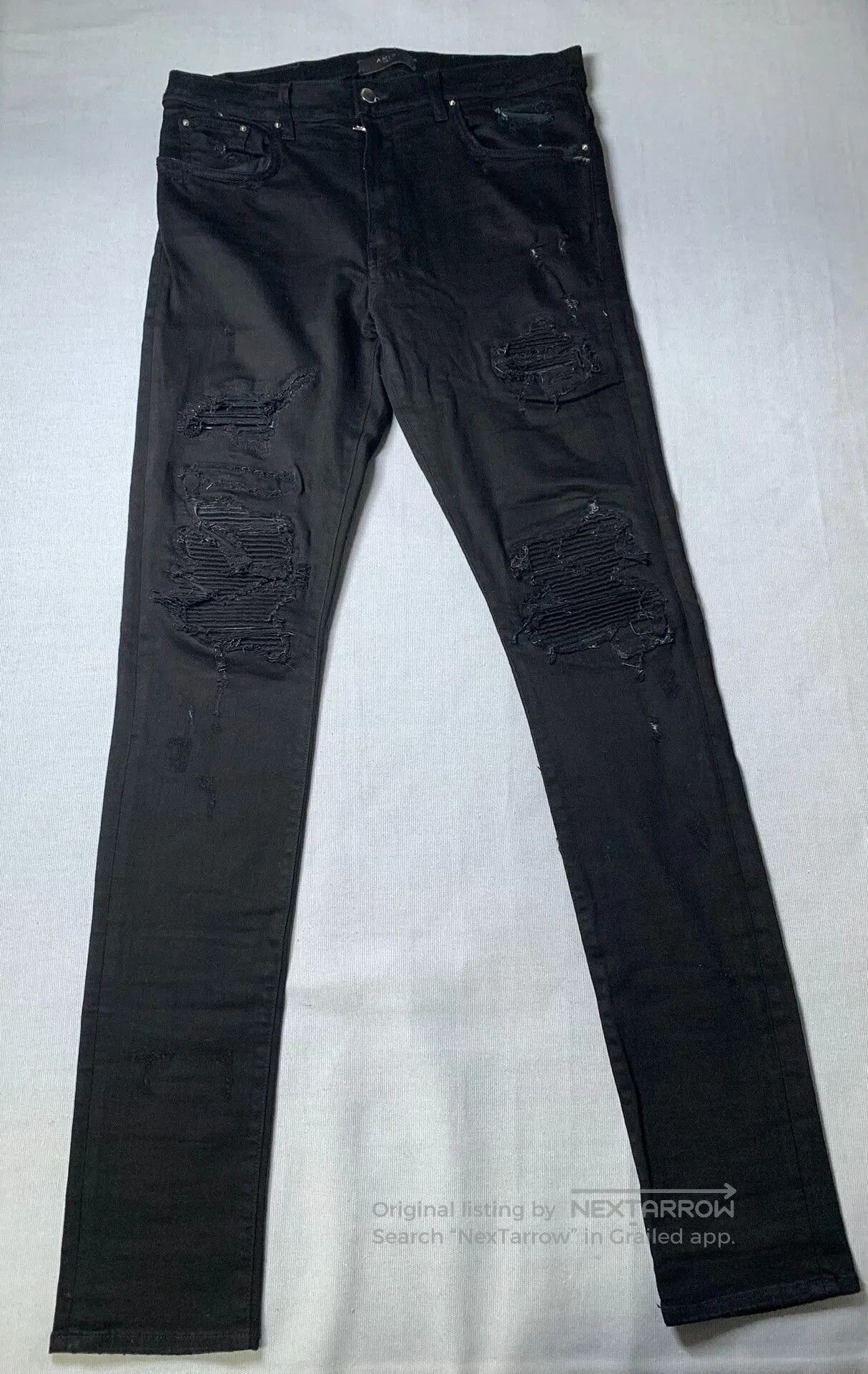 Amiri AMIRI MX1 Patchwork Distressed Jeans. Size US 34 / EU 50 - 2 Thumbnail