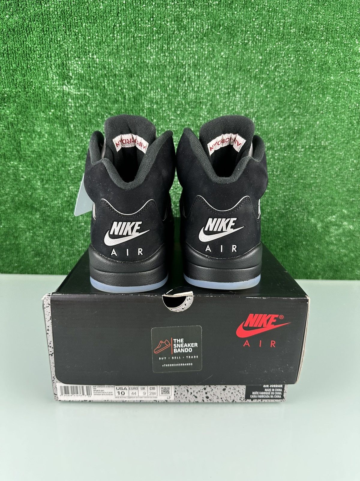 Jordan Brand Jordan 5 Retro OG Black Metallic Reimagined Size US 10 / EU 43 - 7 Thumbnail