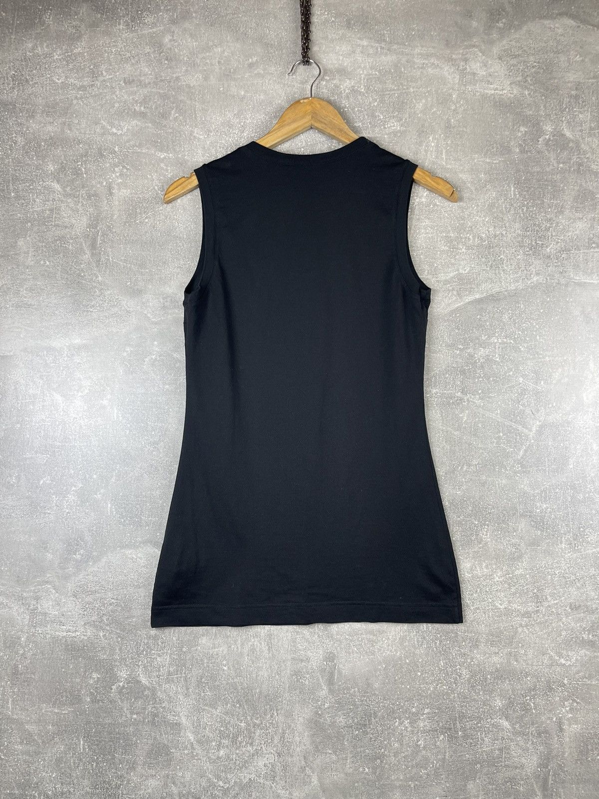 Dolce & Gabbana Dolce & Gabbana Staff Black Tank Top Cotton Sleeveless Shirt Size M / US 6-8 / IT 42-44 - 6 Thumbnail