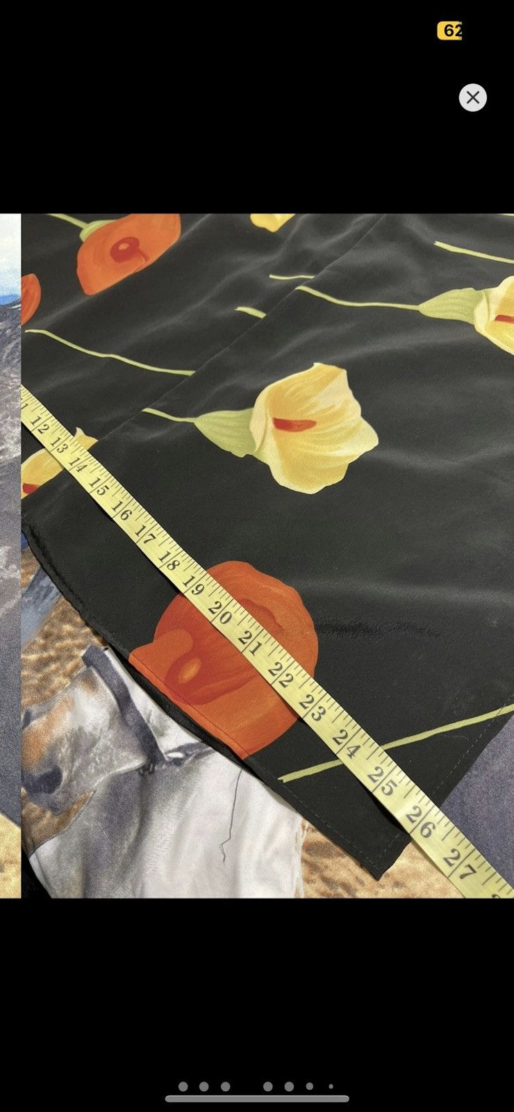 DKNY ***FINAL DROP***RARE 90s DKNY FLORAL MAXI SKIRT 24-27 Size 27" / US 4 / IT 40 - 4 Thumbnail