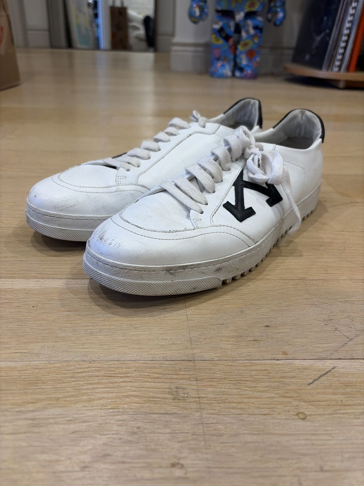 Off-White Off White Leather Sneaker Size US 9 / EU 42 - 3 Thumbnail