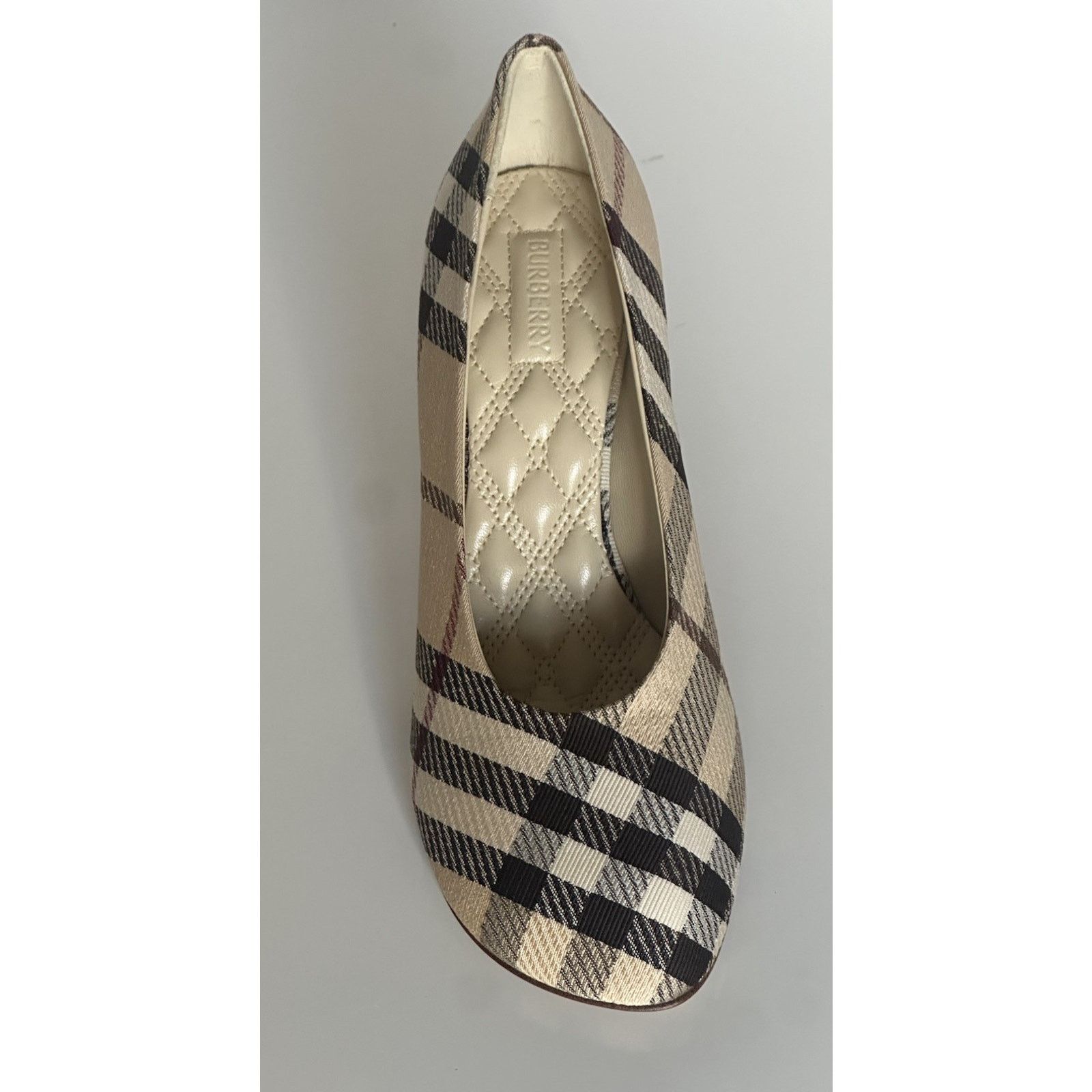 Burberry Burberry Women's Pump Alabaster IP Check Shoes 6 US 8100970 Size US 6 / IT 36 - 5 Thumbnail