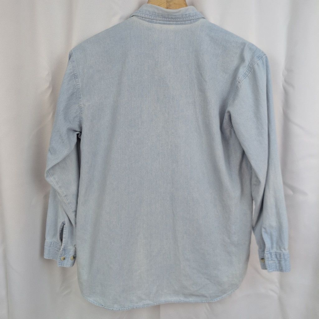 Warner Bros Y2k Looney Tunes Tweety Distressed Denim Shirt Size US L / EU 52-54 / 3 - 4 Thumbnail