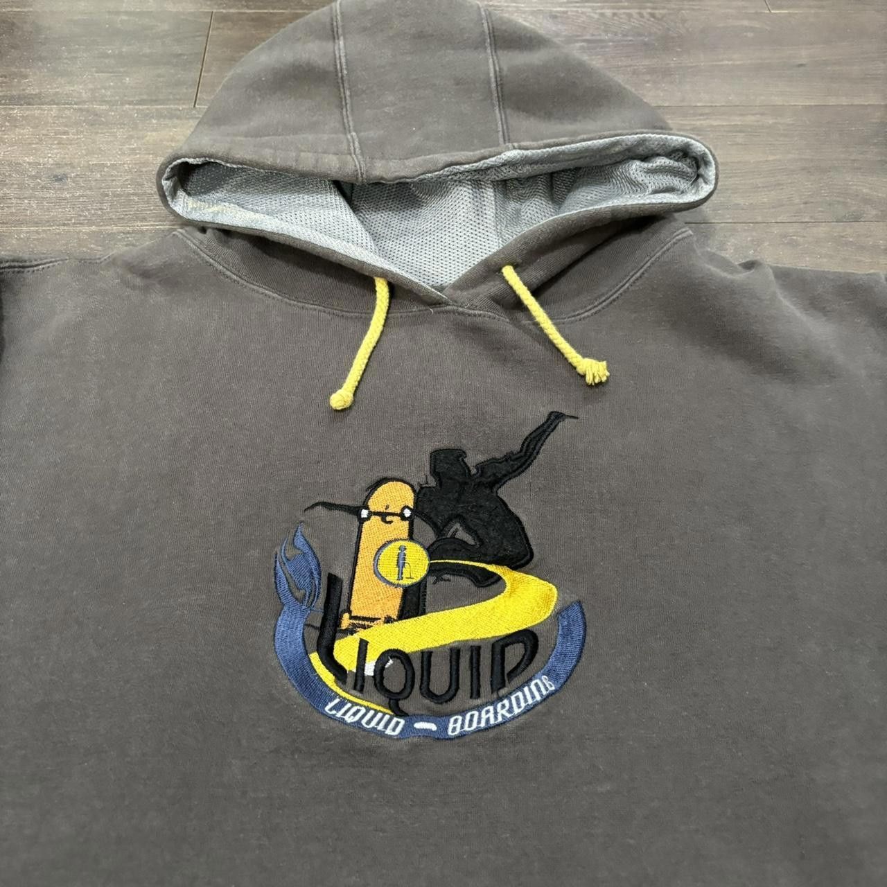 Vintage Liquid Snowboarding Hoodie