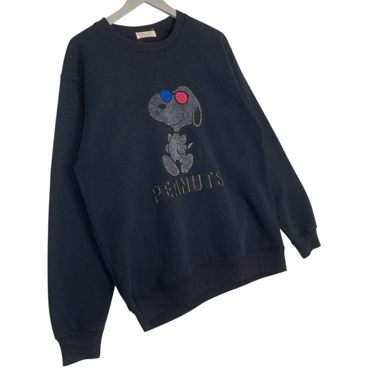 Other Vintage Snoopy Peanuts Printed NavyBlue Pullover Jumper LL Size US L / EU 52-54 / 3 - 3 Thumbnail