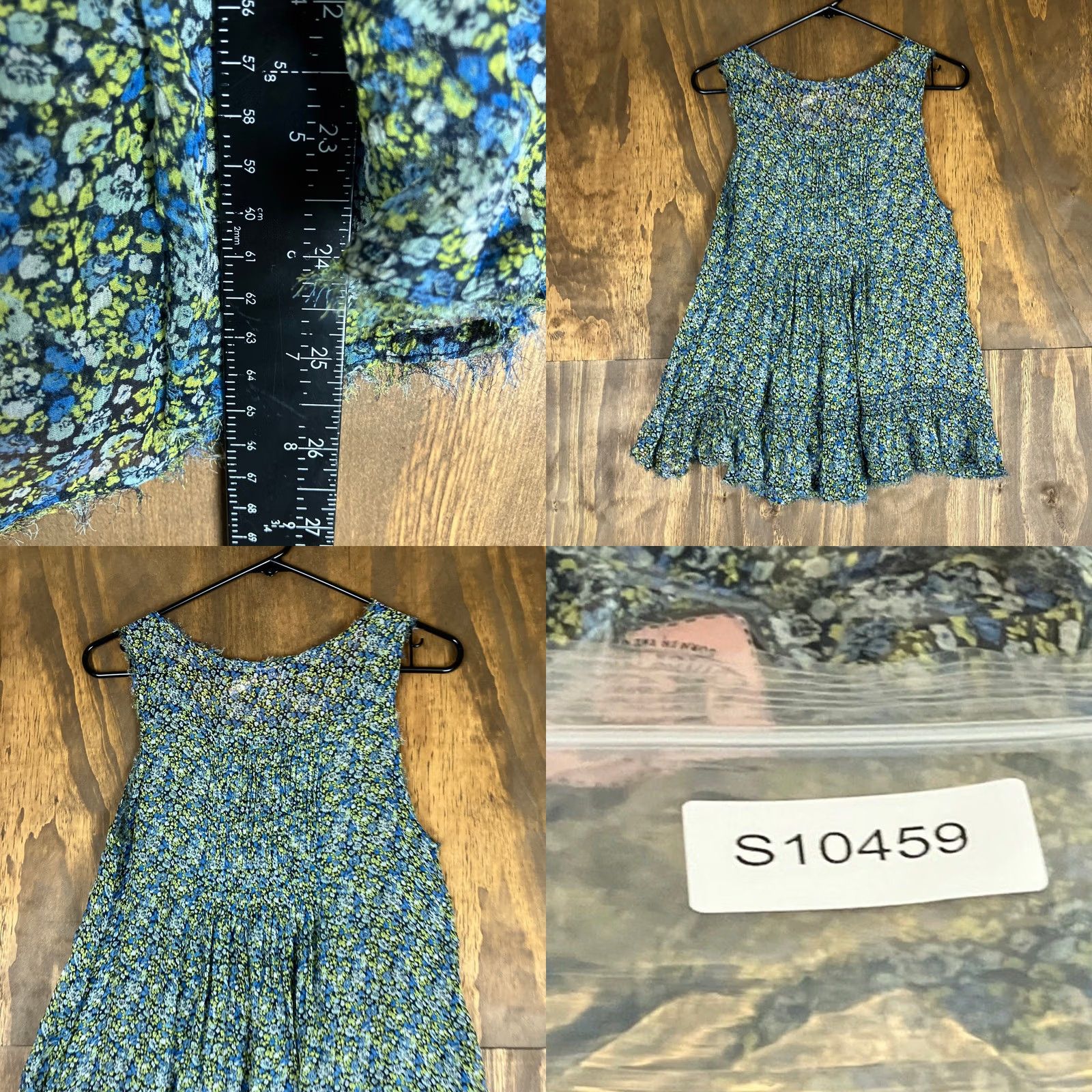 Juicy Couture Juicy Couture Blouse Multicolored Floral Sleeveless Sheer Lightweight Womens 6 Blue Floral Casual Workwear Party/Cocktail Shirt Women Size M / US 6-8 / IT 42-44 - 8 Thumbnail