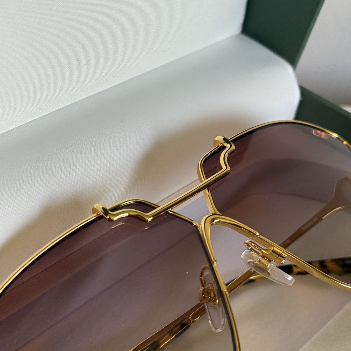 Casablanca Casablanca Stainless Steel Aviator Sunglasses Size ONE SIZE - 9 Thumbnail