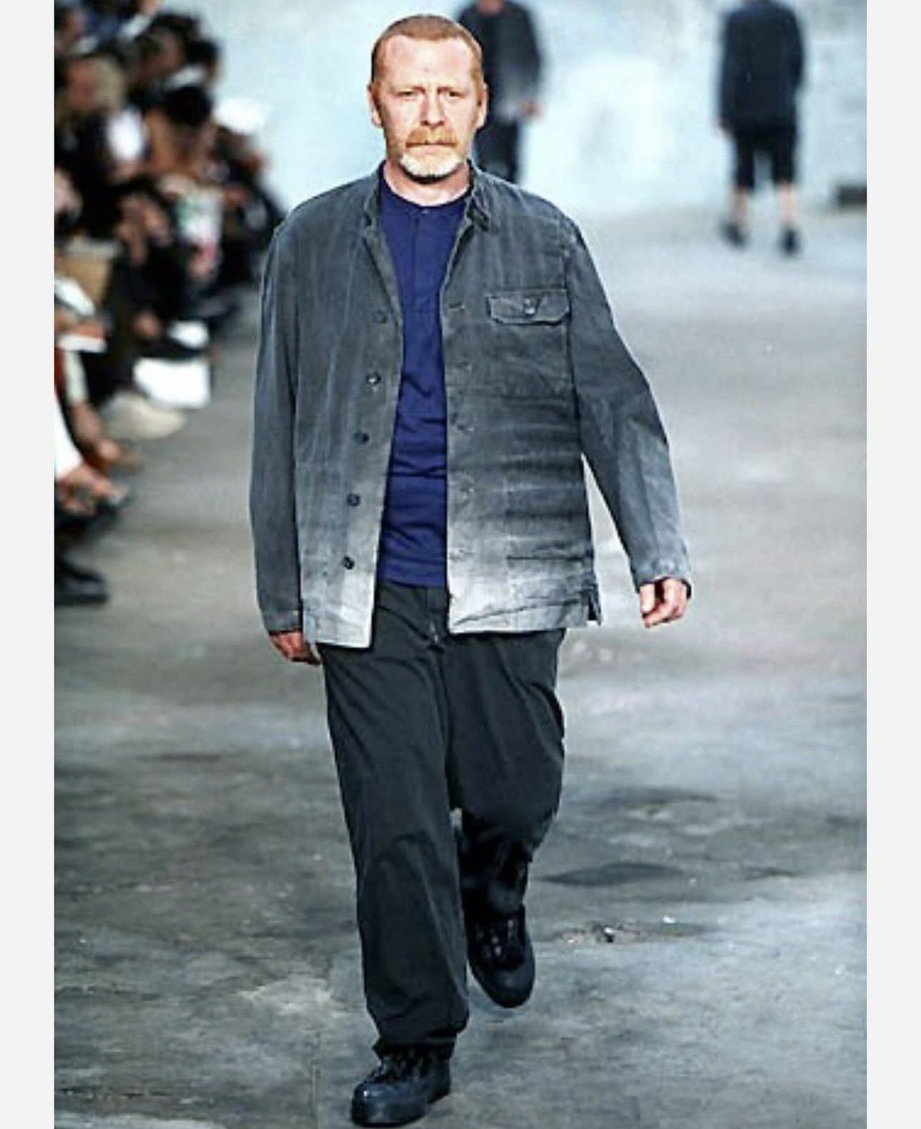 Issey Miyake SS2000 ISSEY MIYAKE MEN GRADIENT RIBBED LONG SLEEVE TOP Size US L / EU 52-54 / 3 - 3 Thumbnail