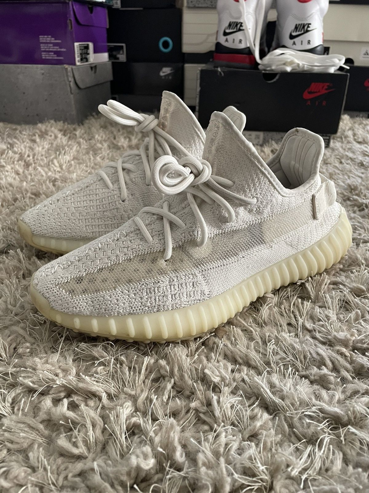 Adidas Yeezy 350 Bone Size US 8 / EU 41 - 1 Thumbnail