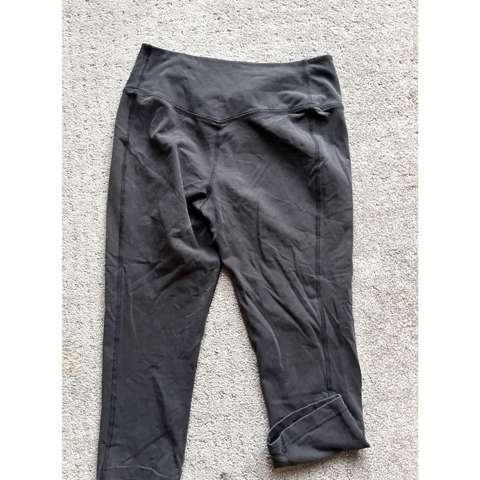 Nike NIKE Dri-FIT Capri Tights Pants Women's Small Black Athletic Activewear Size 28" / US 6 / IT 42 - 3 Thumbnail