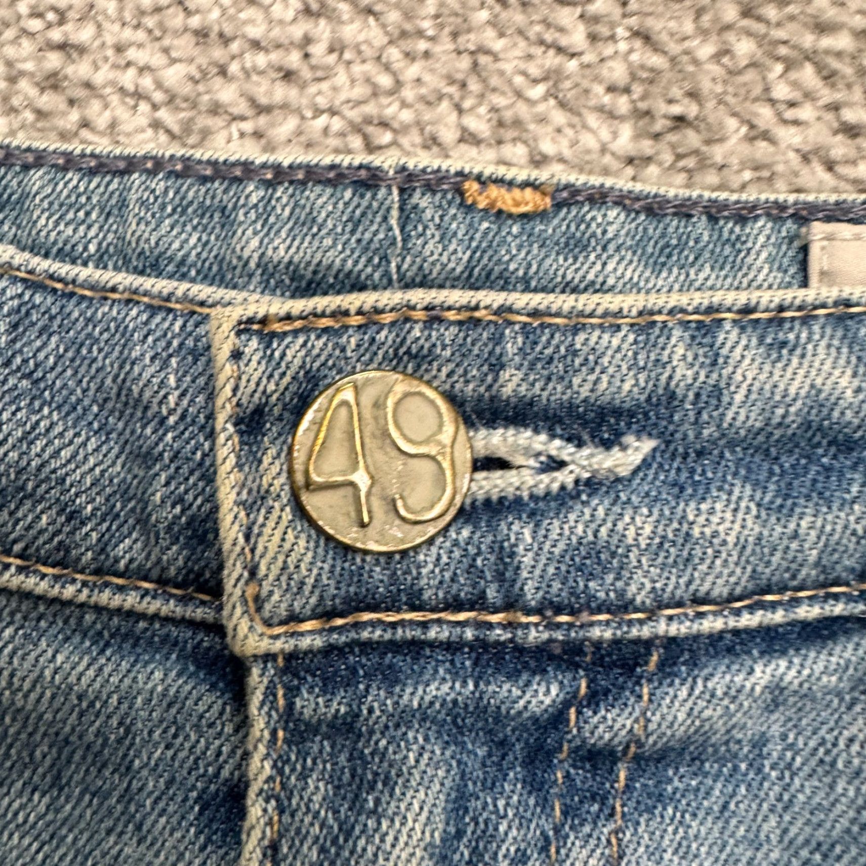Denime AG Adriano Goldschmied Jeans Legging Super Skinny Women 26R Blue Denim 5-Pocket Stretch Jeans Size 26" / US 2 / IT 38 - 4 Thumbnail