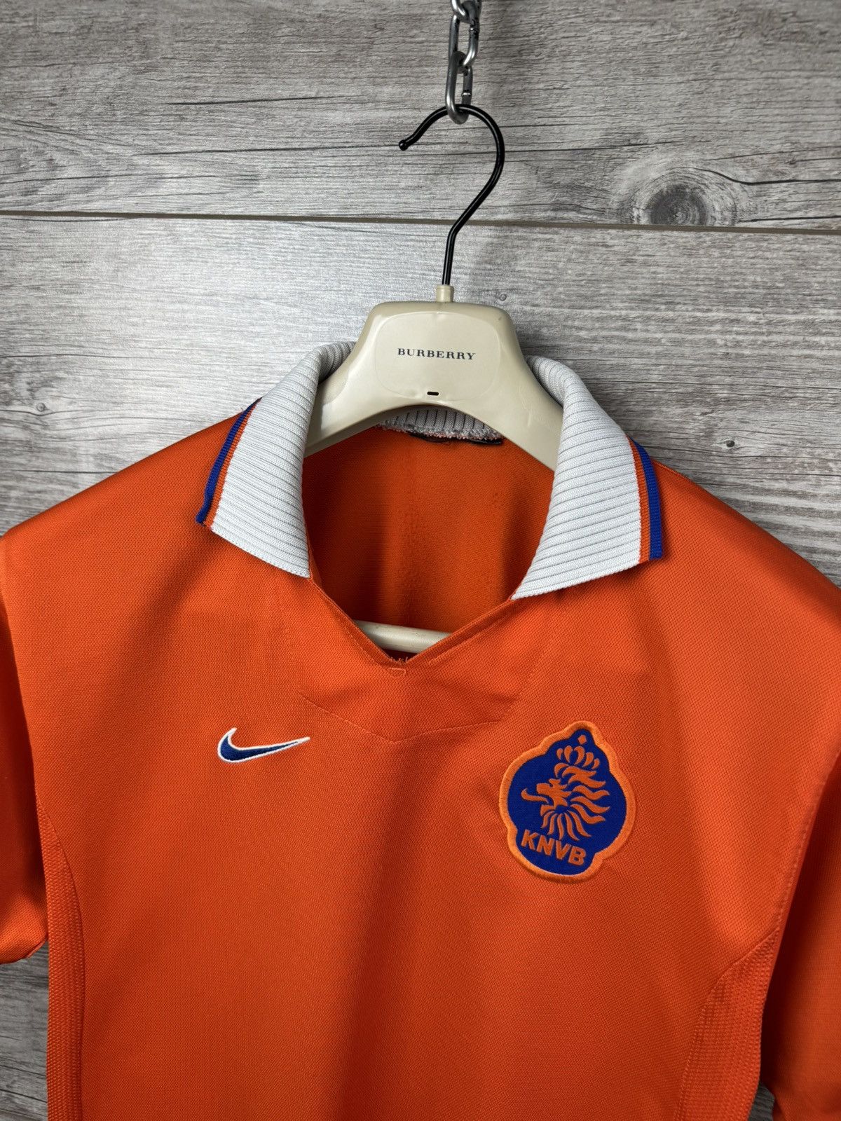 Nike HOLLAND 1997 1998 HOME SHIRT NEDERLAND FOOTBALL SOCCER NIKE Size US XS / EU 42 / 0 - 8 Thumbnail