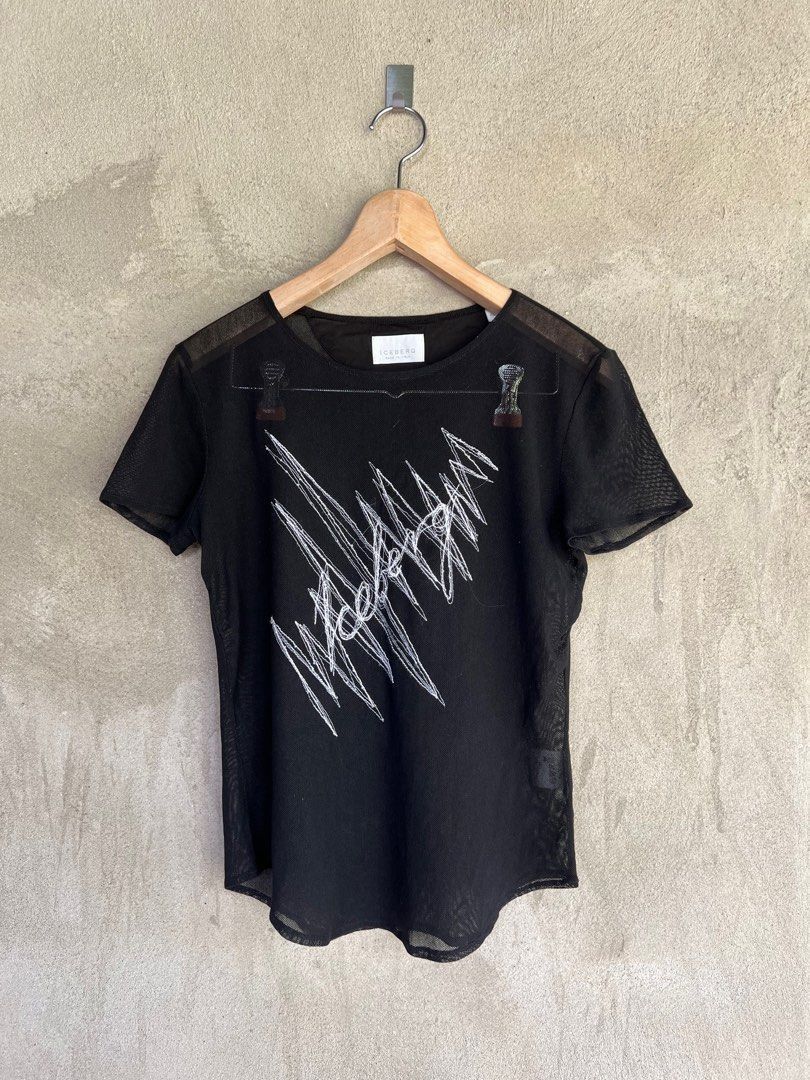 Iceberg Iceberg Made in Italy Net Tshirt Size S / US 4 / IT 40 - 2 Thumbnail