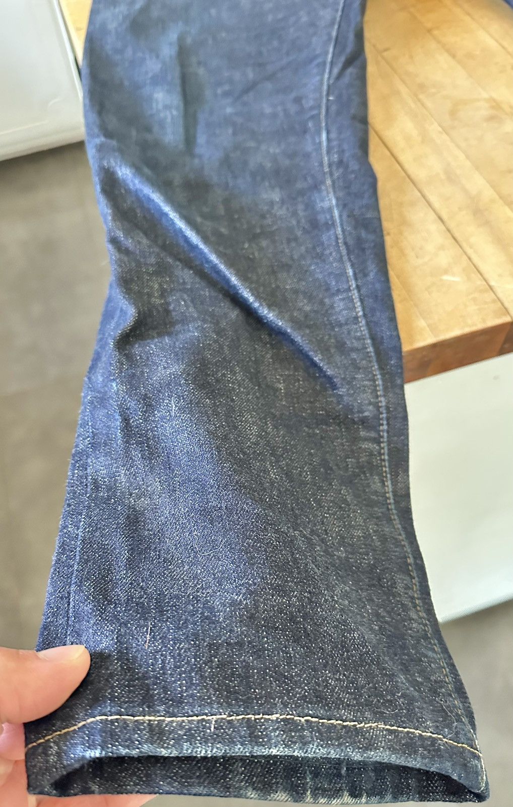 Japan Blue 100% cotton Japanese selvedge Size US 34 / EU 50 - 4 Thumbnail