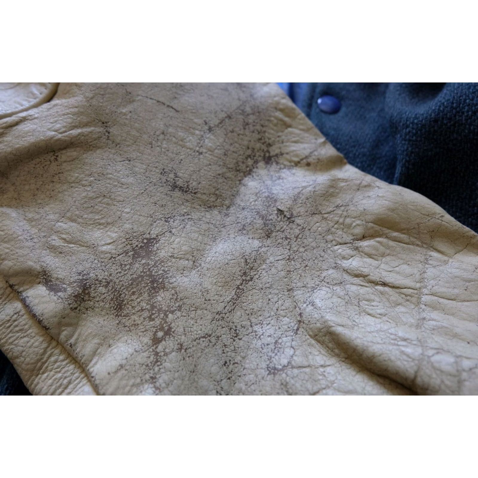 Coach VINTAGE COACH LEATHER VARSITY JACKET WOOL DISTRESSED GREEN BLANK 70s 80s Mens Size US XXS / EU 40 - 7 Thumbnail