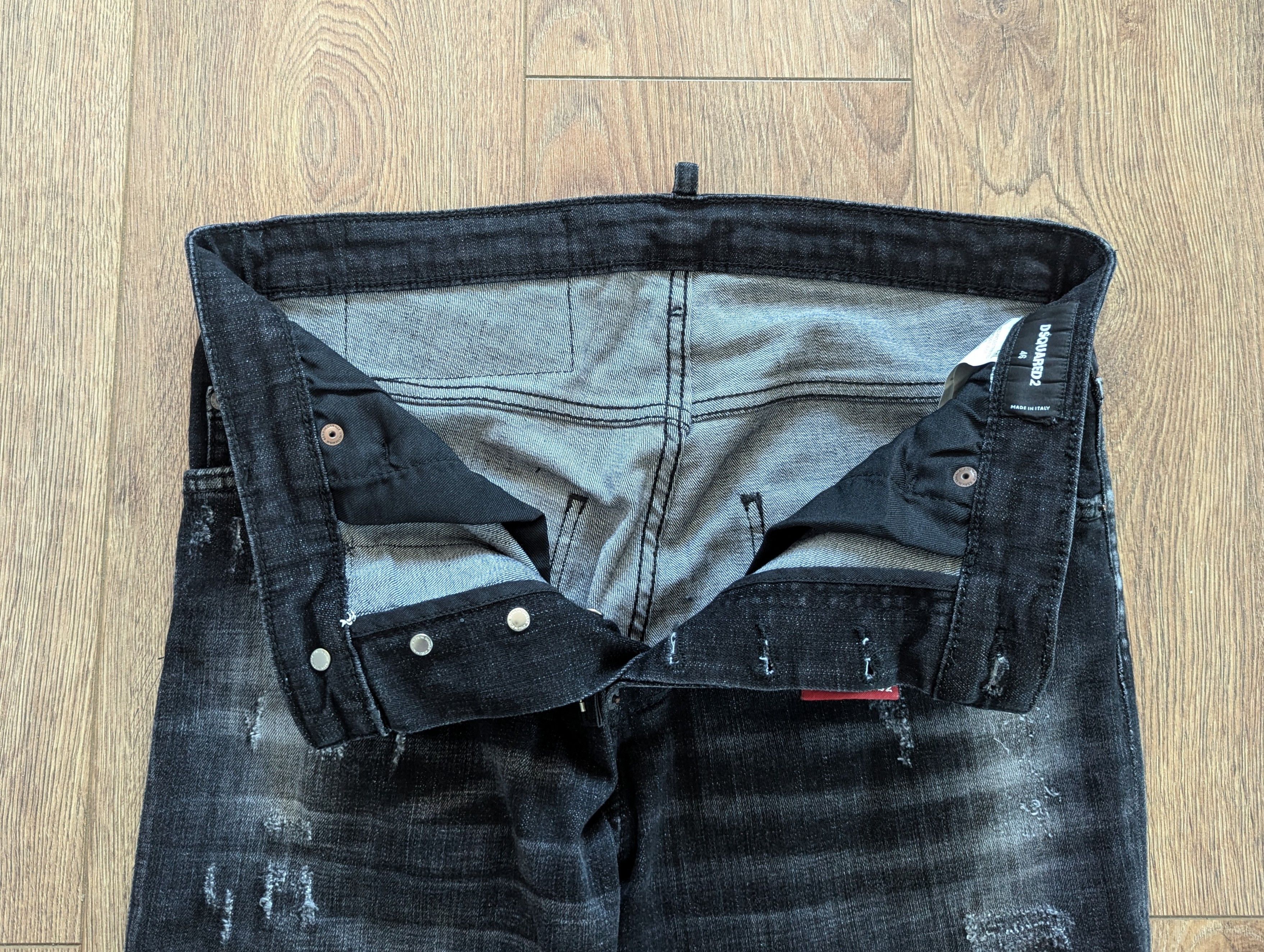 Dsquared2 Dsquared2 Skater Jean 46 Black Made In Italy Luxury Brand Size US 30 / EU 46 - 12 Thumbnail