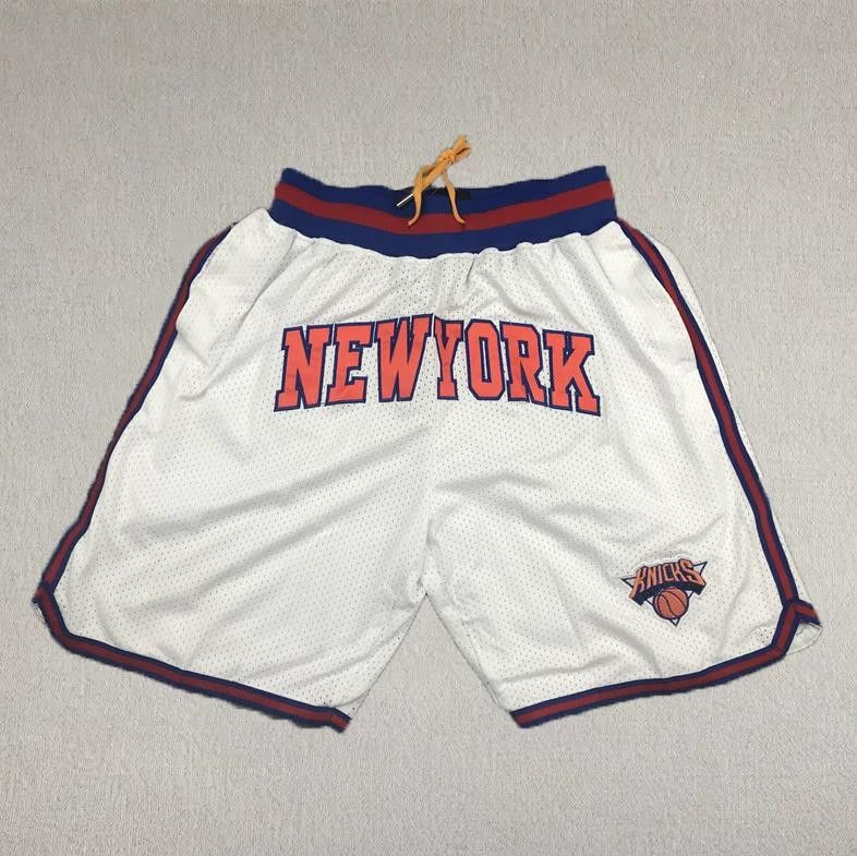 NBA Vintage New York Knicks Short White S Size US 30 / EU 46 - 1 Thumbnail