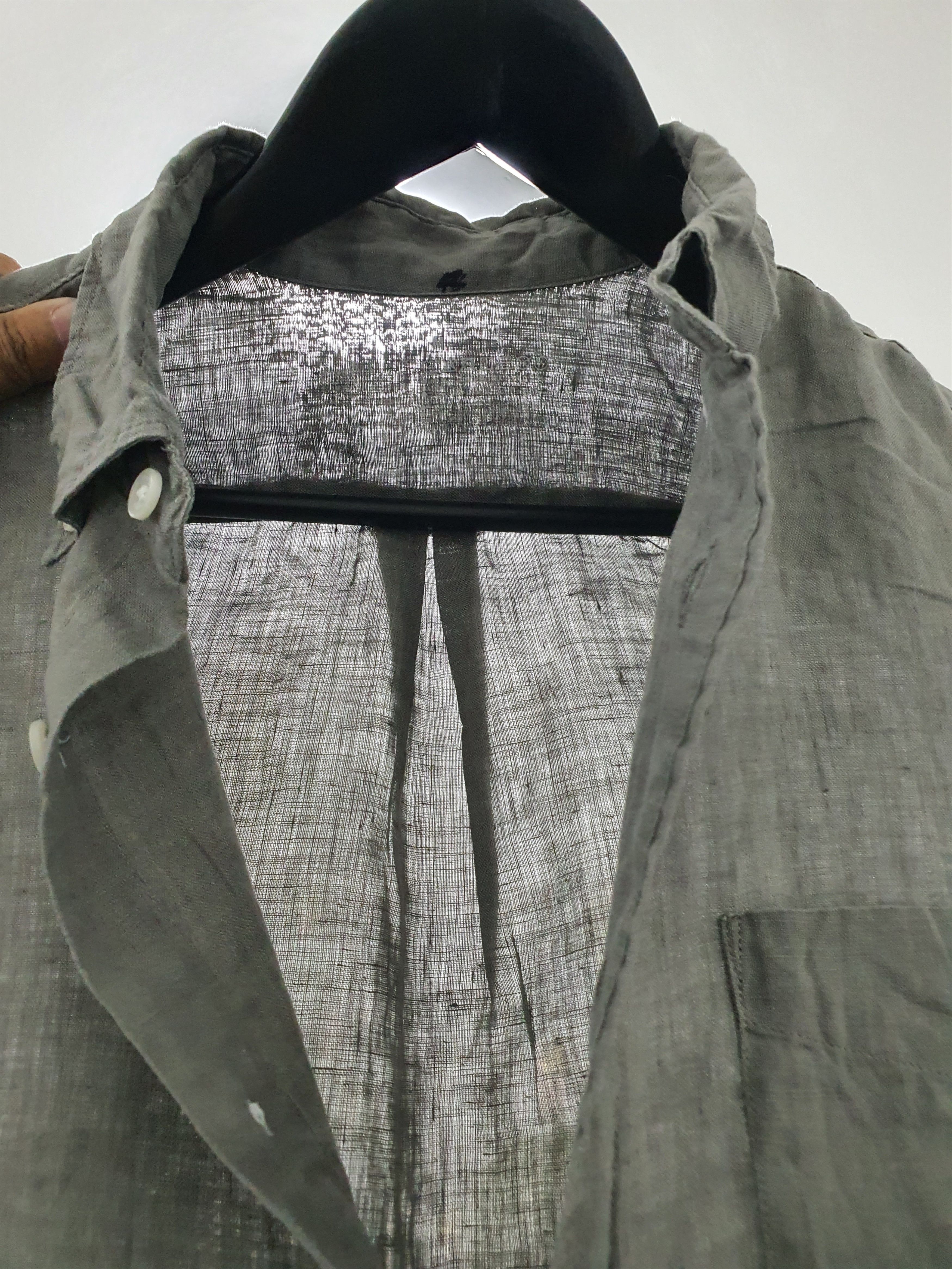 Japanese Brand × Muji MUJI 22/26.5 COOL THIN MATERIAL 3 QUARETR SLEEVE SHIRT Size US M / EU 48-50 / 2 - 4 Thumbnail
