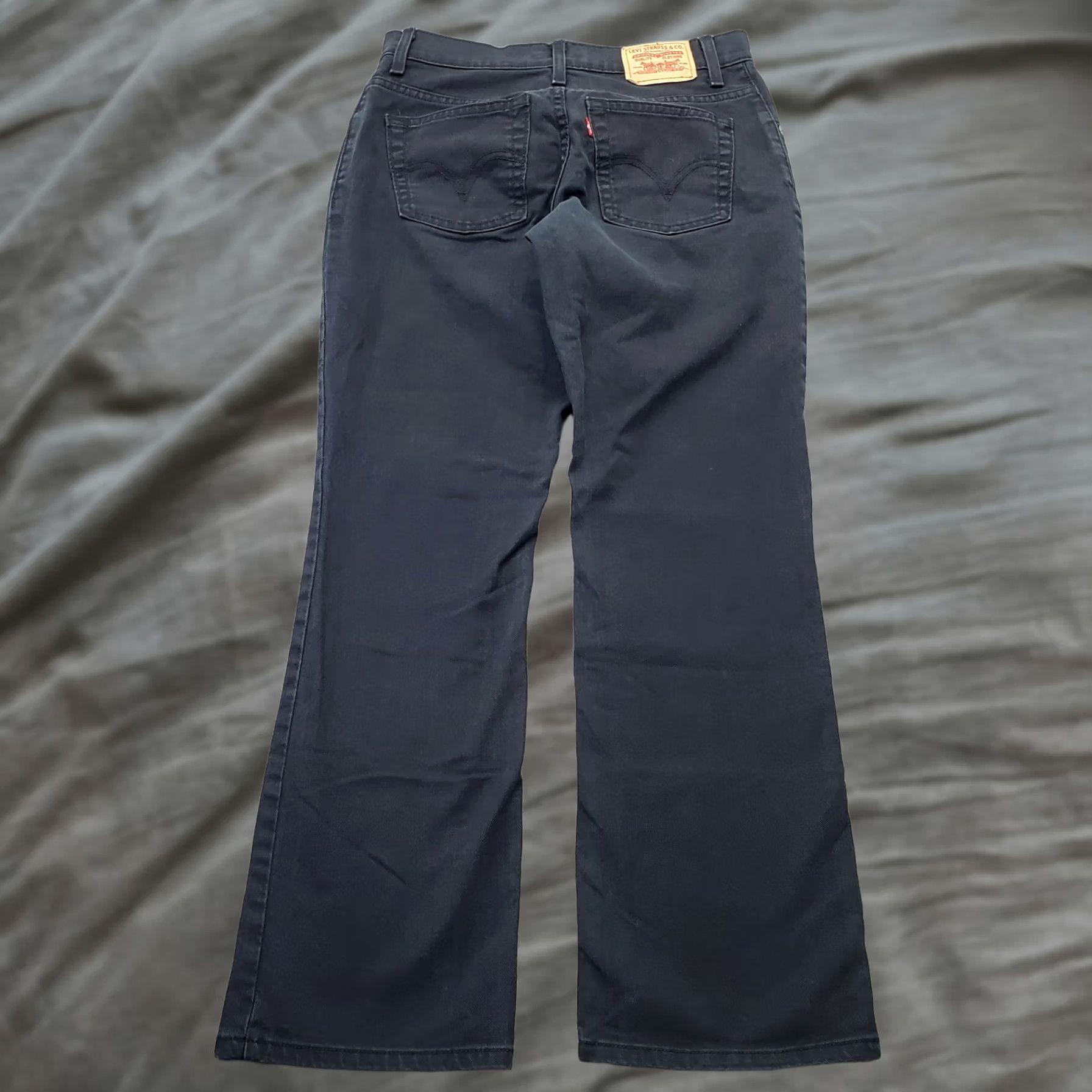 Levi's Levi's Womens 6 Bootcut Jeans Black Denim Stretch Relaxed Fit Streetwear Pants Size 28" / US 6 / IT 42 - 1 Thumbnail