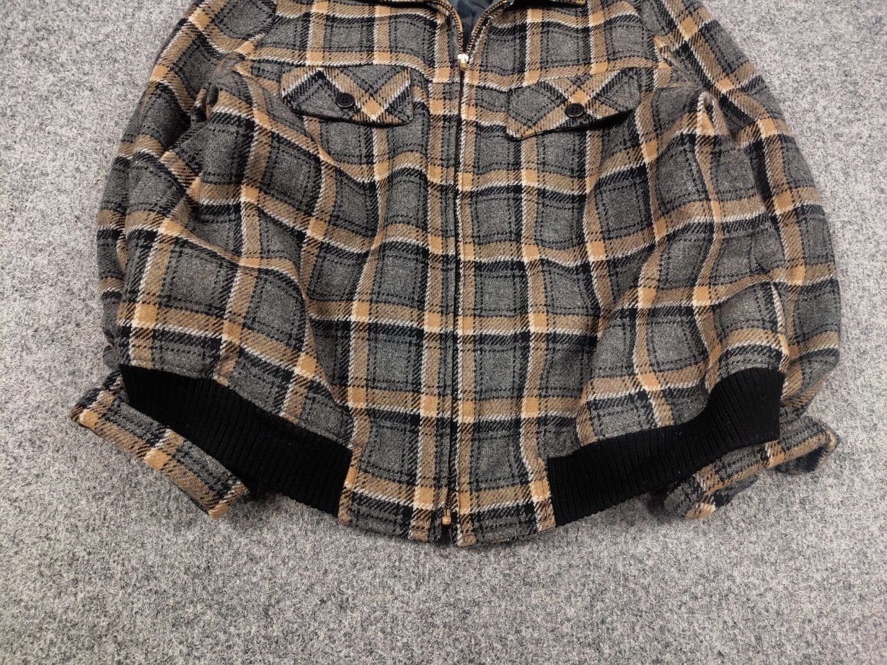 Japanese Brand Iris Japan Vintage 90's Wool Blend Check Cropped Jacket Size S / US 4 / IT 40 - 7 Thumbnail