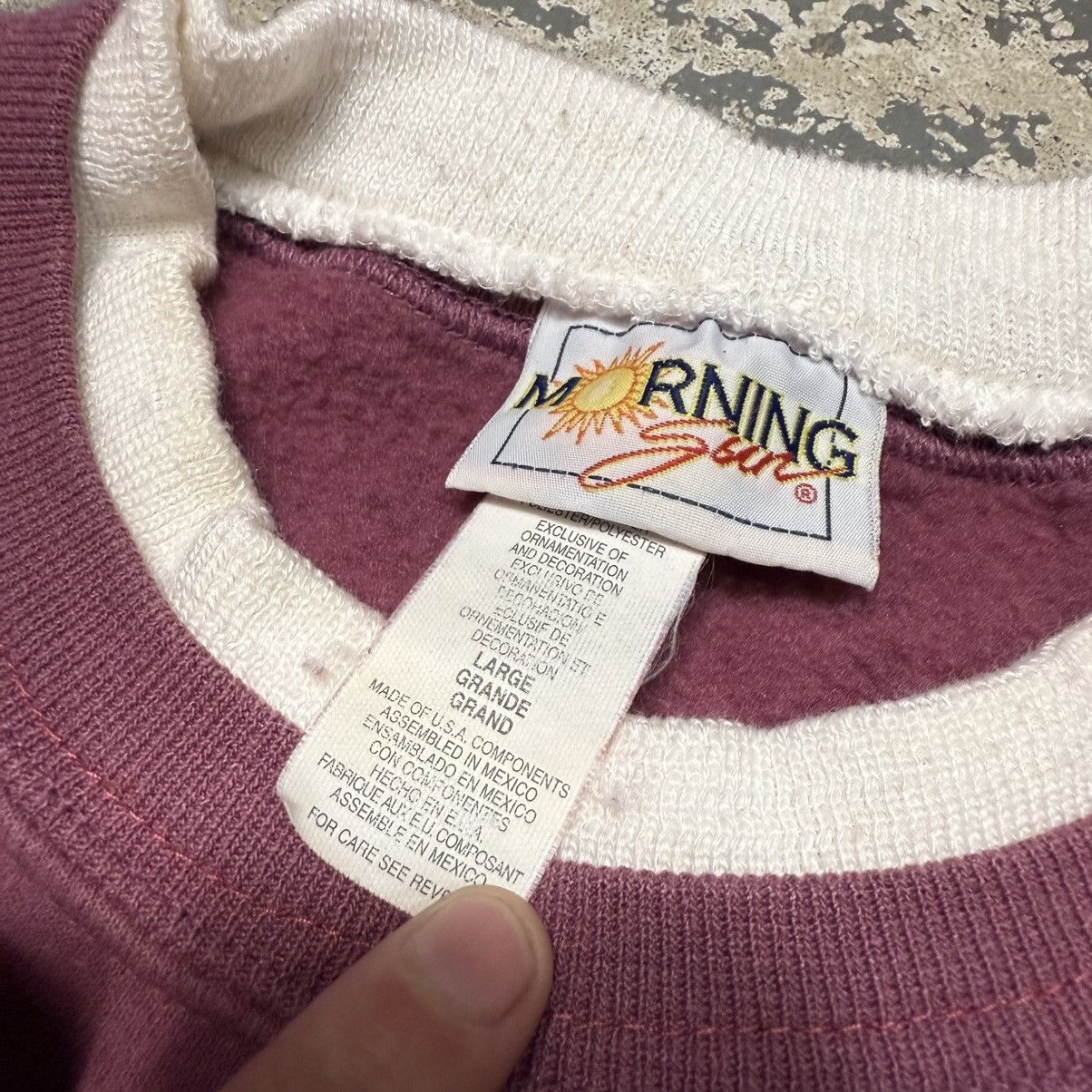 Vintage Vintage Cat Pink Cute Nature Crewneck Sweatshirt 90s Size US L / EU 52-54 / 3 - 5 Thumbnail