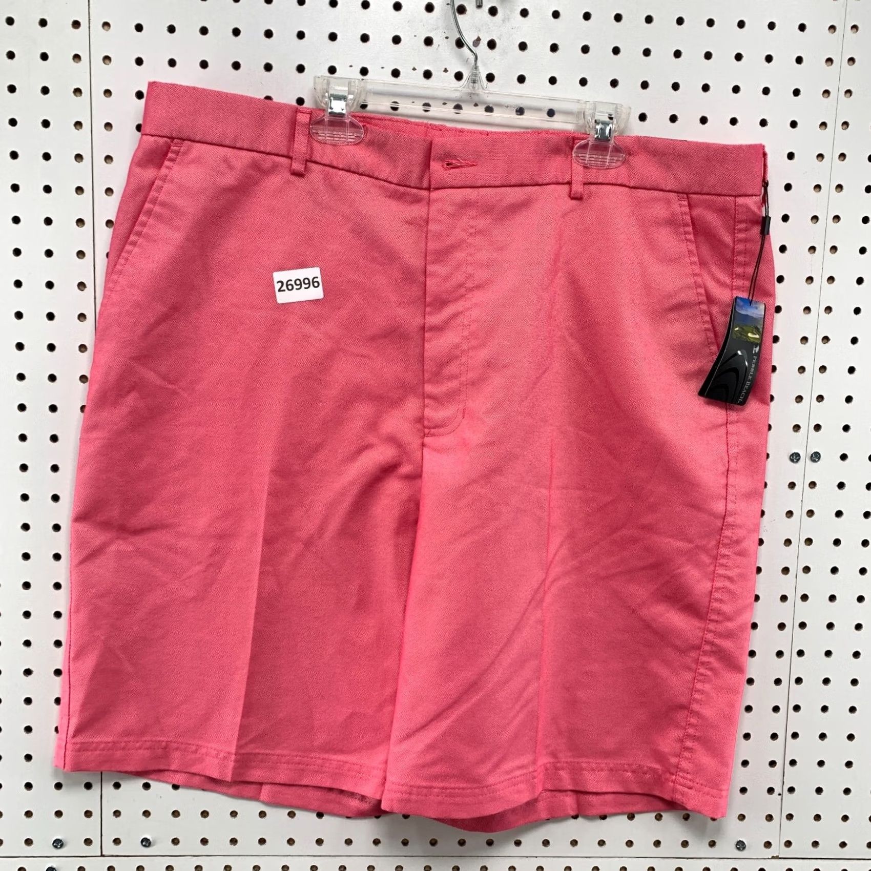 Vintage Pebble Beach Pink Mens 40x10 Chino Golf Shorts Casual Shirt? Size US 40 / EU 56 - 2 Thumbnail