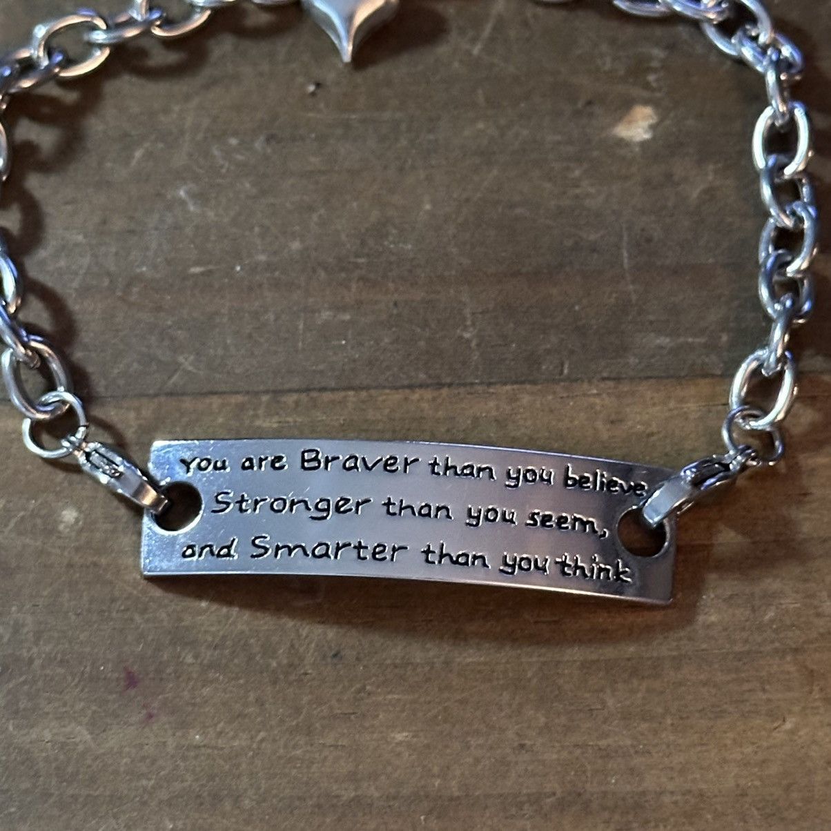 Other You are braver than you believe inspiration bracelet Size ONE SIZE - 3 Thumbnail