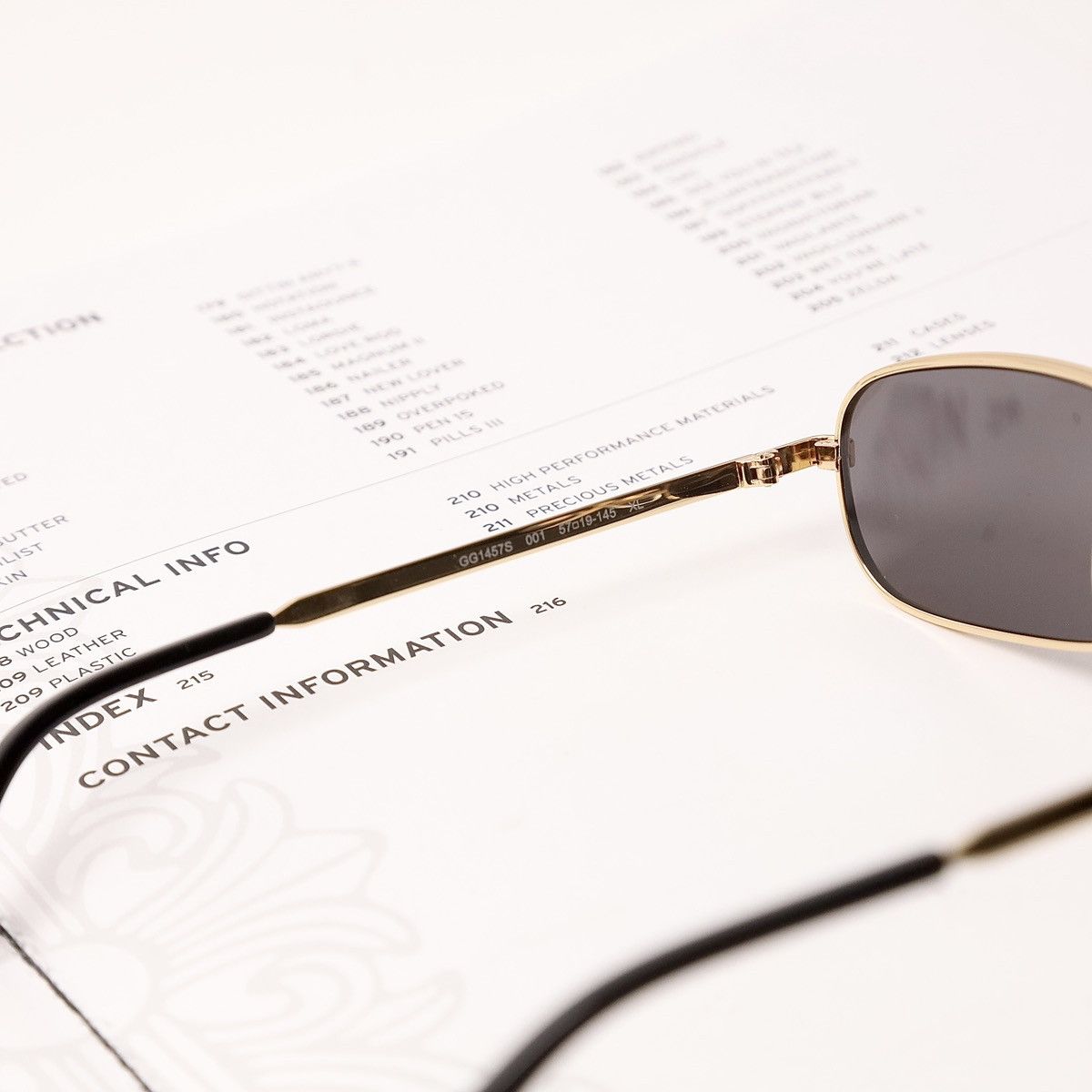 Gucci GUCCI GG1600S SUNGLASSES Size ONE SIZE - 7 Thumbnail