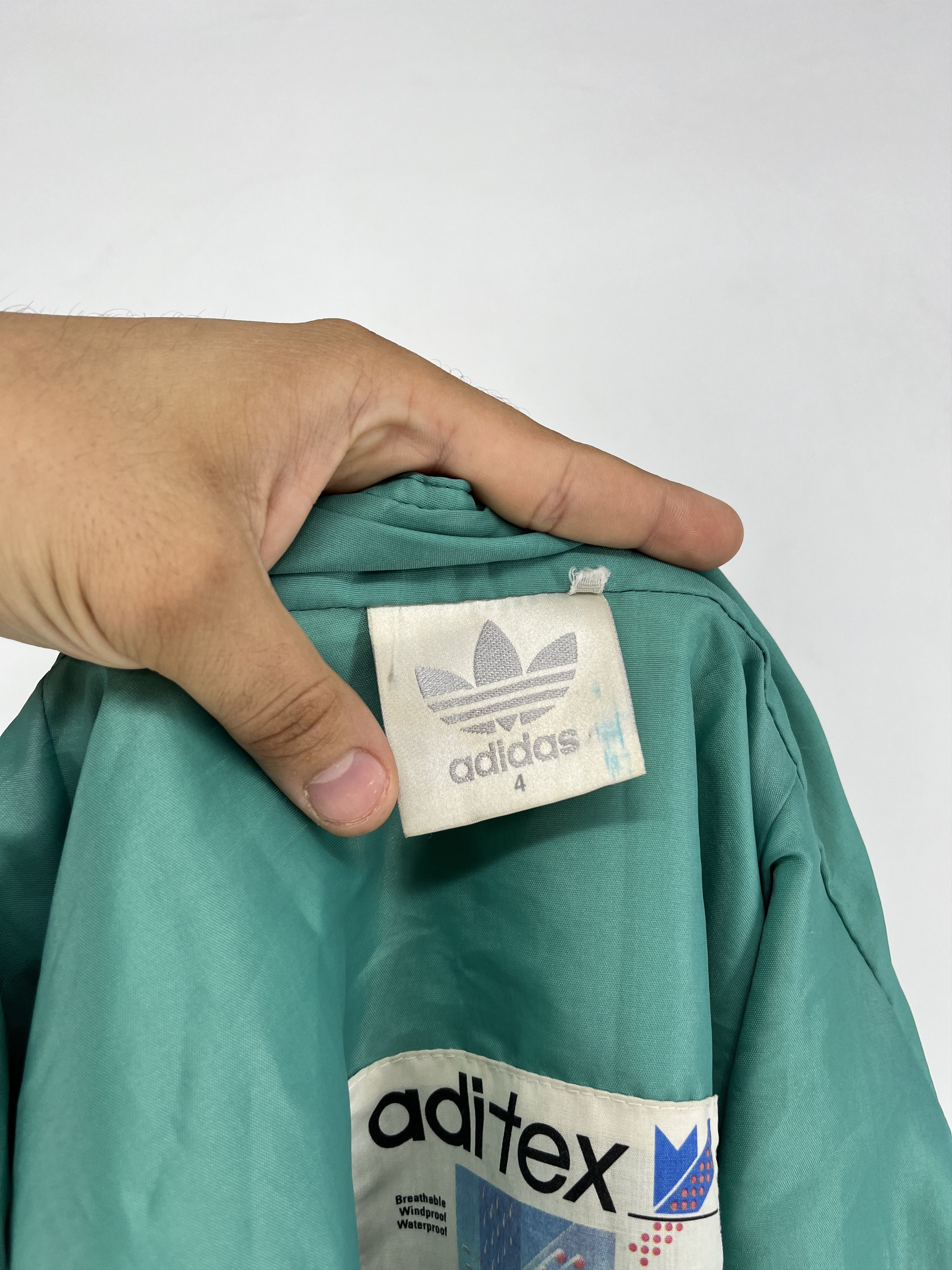 Adidas × Vintage Made in Yugoslavia Adidas Aditex Colourful Waterproof Jacket Size US M / EU 48-50 / 2 - 11 Thumbnail