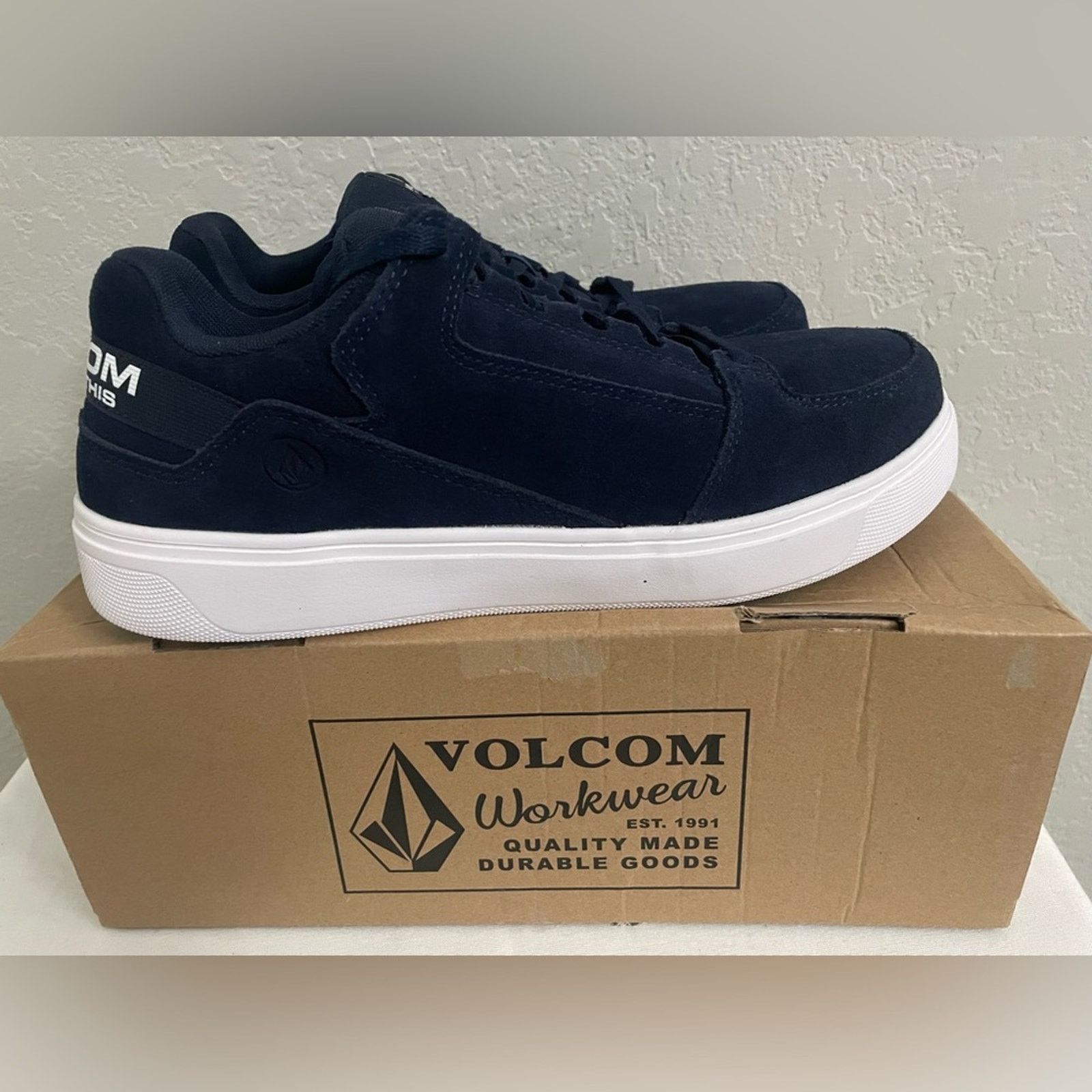 Volcom Volcom Evolve Men Safety Toe Skate Shoe Comp Toe Suede 12M Size US 12 / EU 45 - 7 Thumbnail
