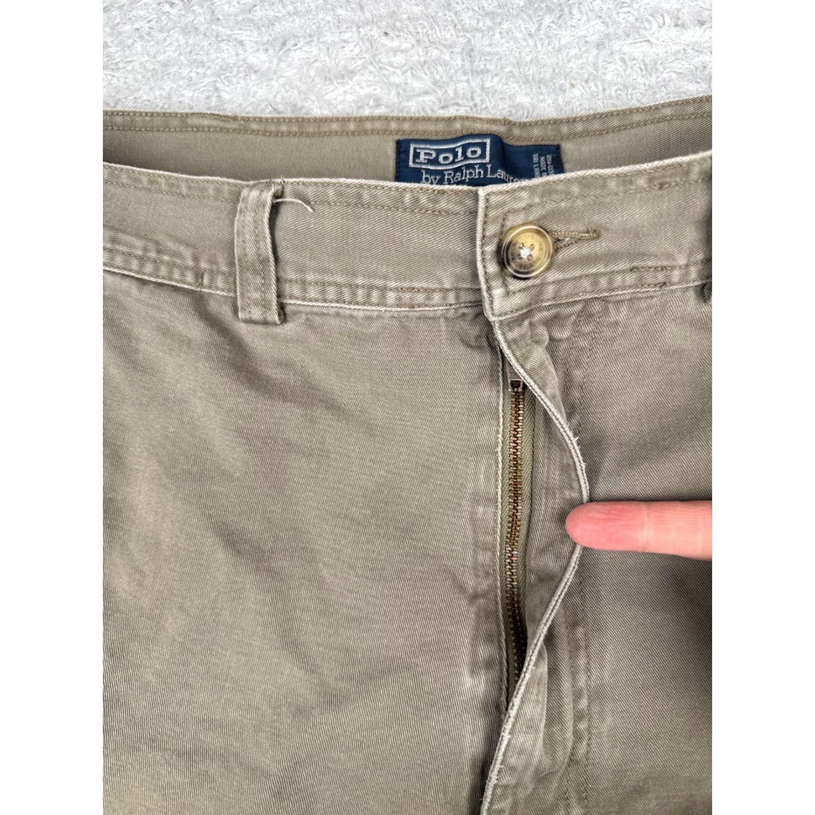 Polo Ralph Lauren Polo Ralph Lauren Shorts Men 40 Beige Cargo 100% Cotton Twill Hiking Camp 38x9 Size US L / EU 52-54 / 3 - 6 Thumbnail