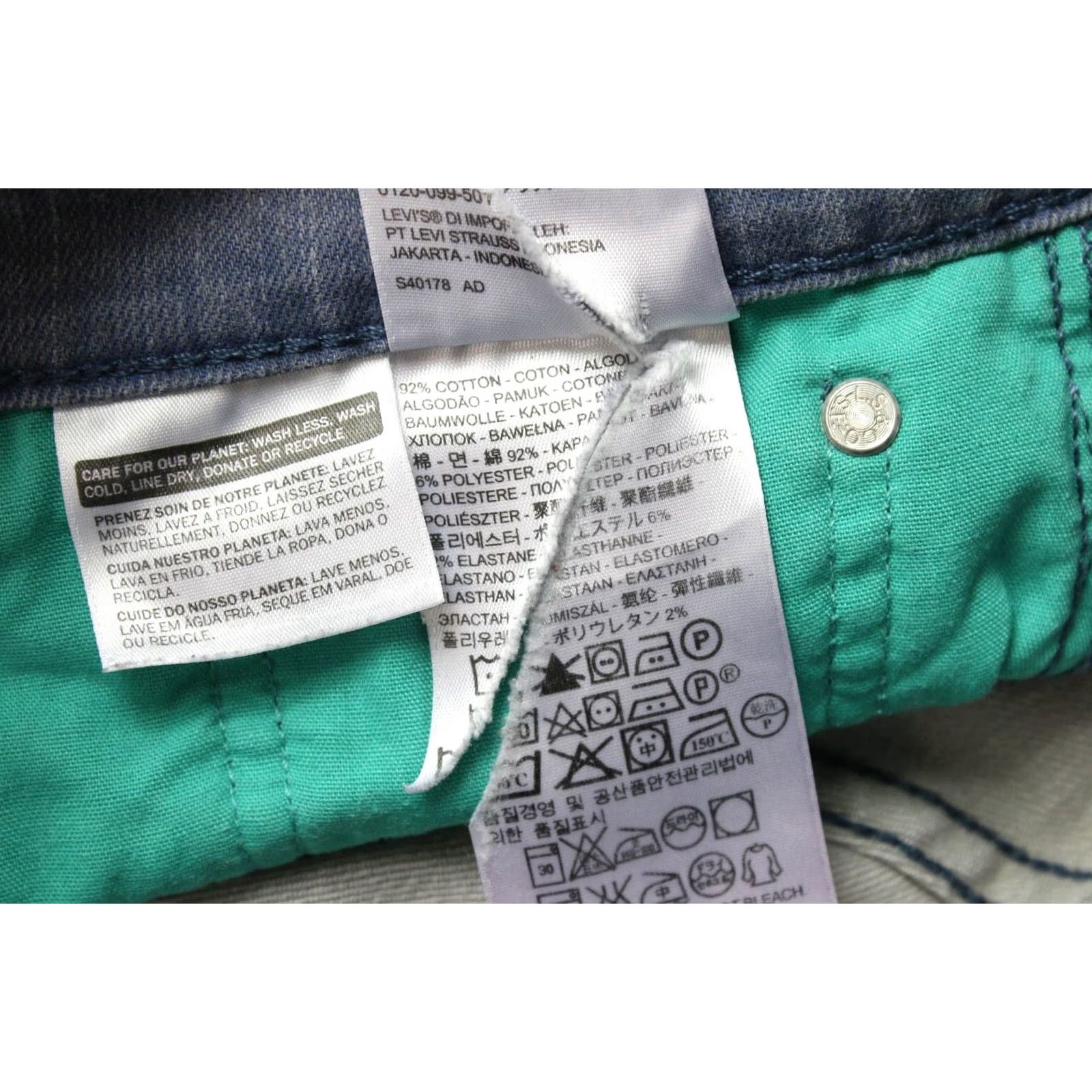 Levi's Levi's 511 Men Jeans W32/L32 Slim Zip Fly Denim Blue Jeans Slim Men W32 L32 Slim Fit Zip Fly Denim Blue Levi's 511 Mens Jeans Size US 32 / EU 48 - 7 Thumbnail