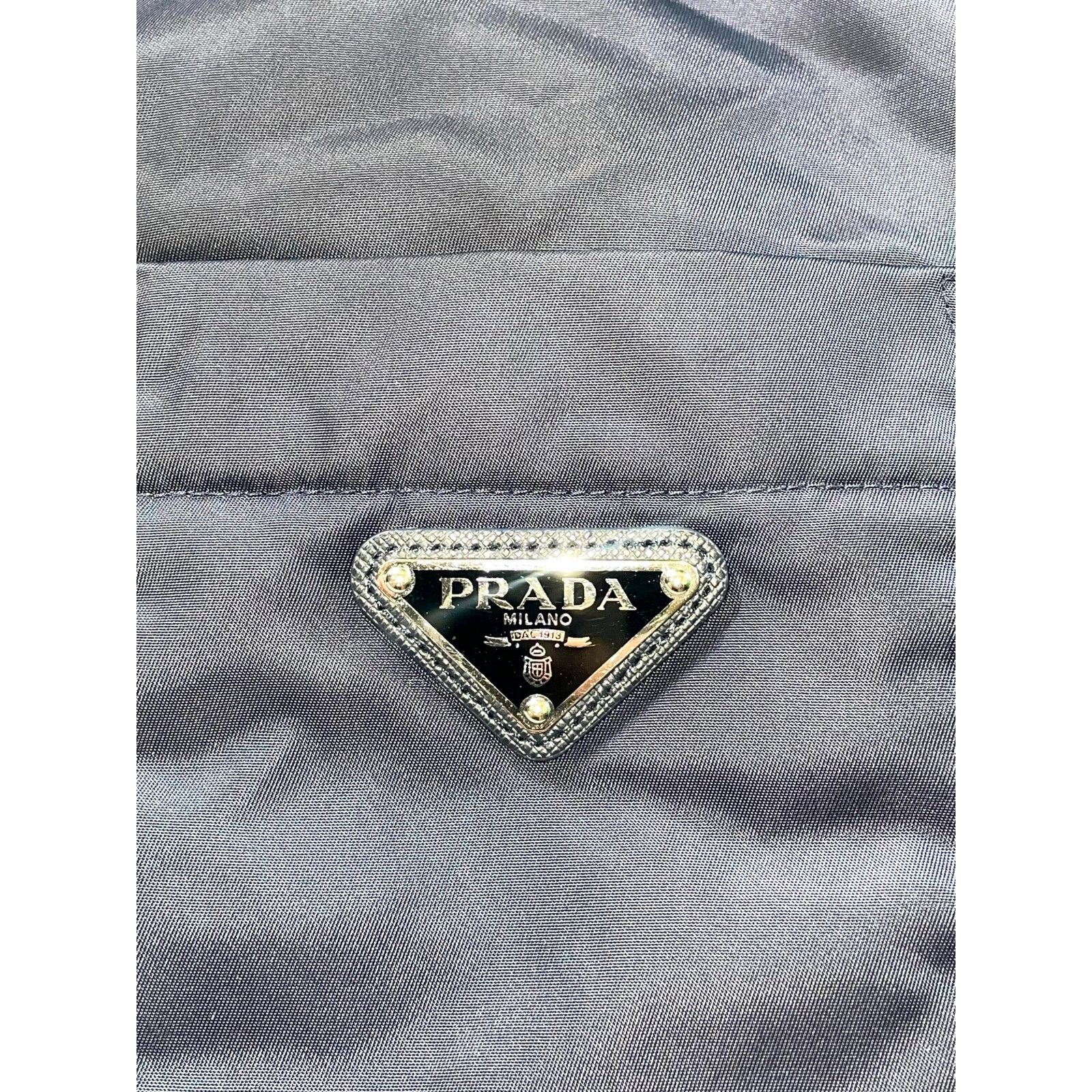Prada Prada Nylon Navy Puffer Jacket Size US L / EU 52-54 / 3 - 10 Thumbnail
