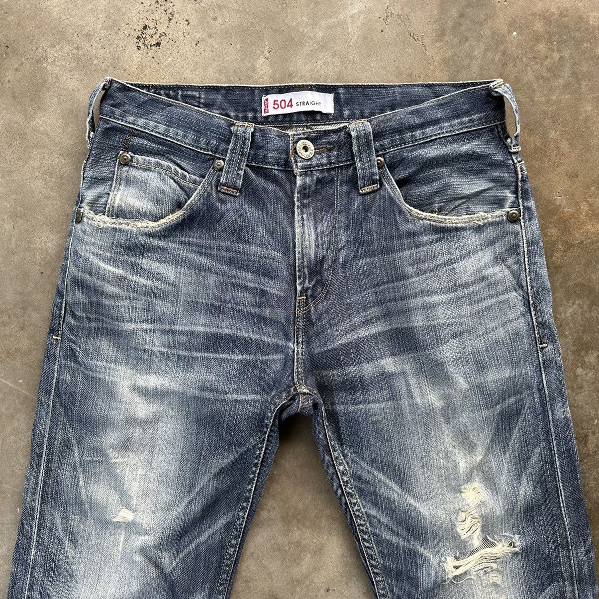 Levi's Vintage Levi’s 504 Sick Distressed Faded Denim Jean Pant W32 Size US 32 / EU 48 - 3 Thumbnail
