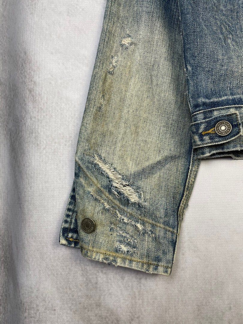 Polo Ralph Lauren Polo Rl denim Trucker distressed vintage Size US XS / EU 42 / 0 - 8 Thumbnail