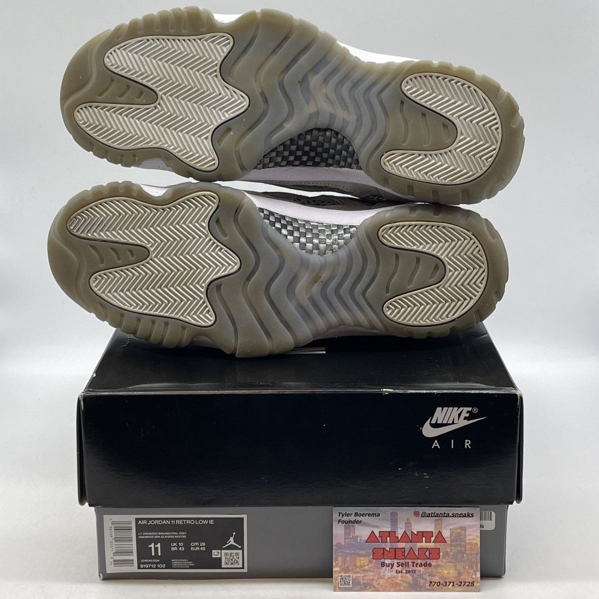 Jordan Brand Air Jordan 11 light orewood brown Size US 11 / EU 44 - 7 Thumbnail