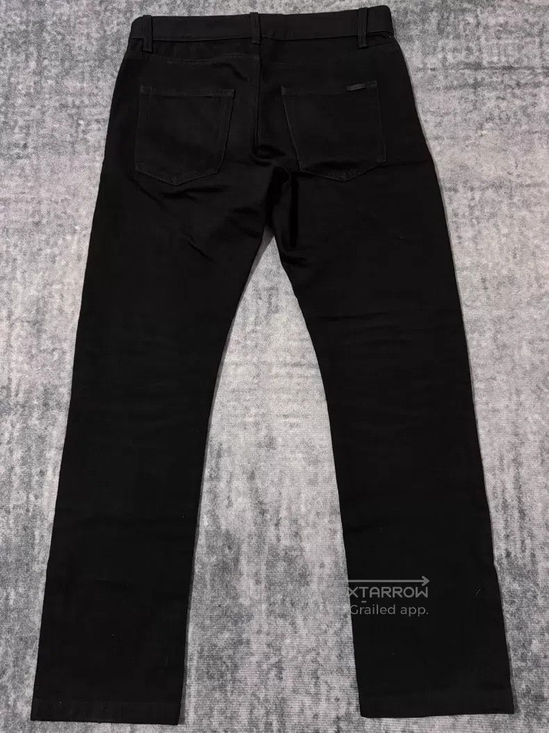 Saint Laurent Paris Saint Laurent Paris Black Basic Denim Jeans Size US 30 / EU 46 - 2 Thumbnail