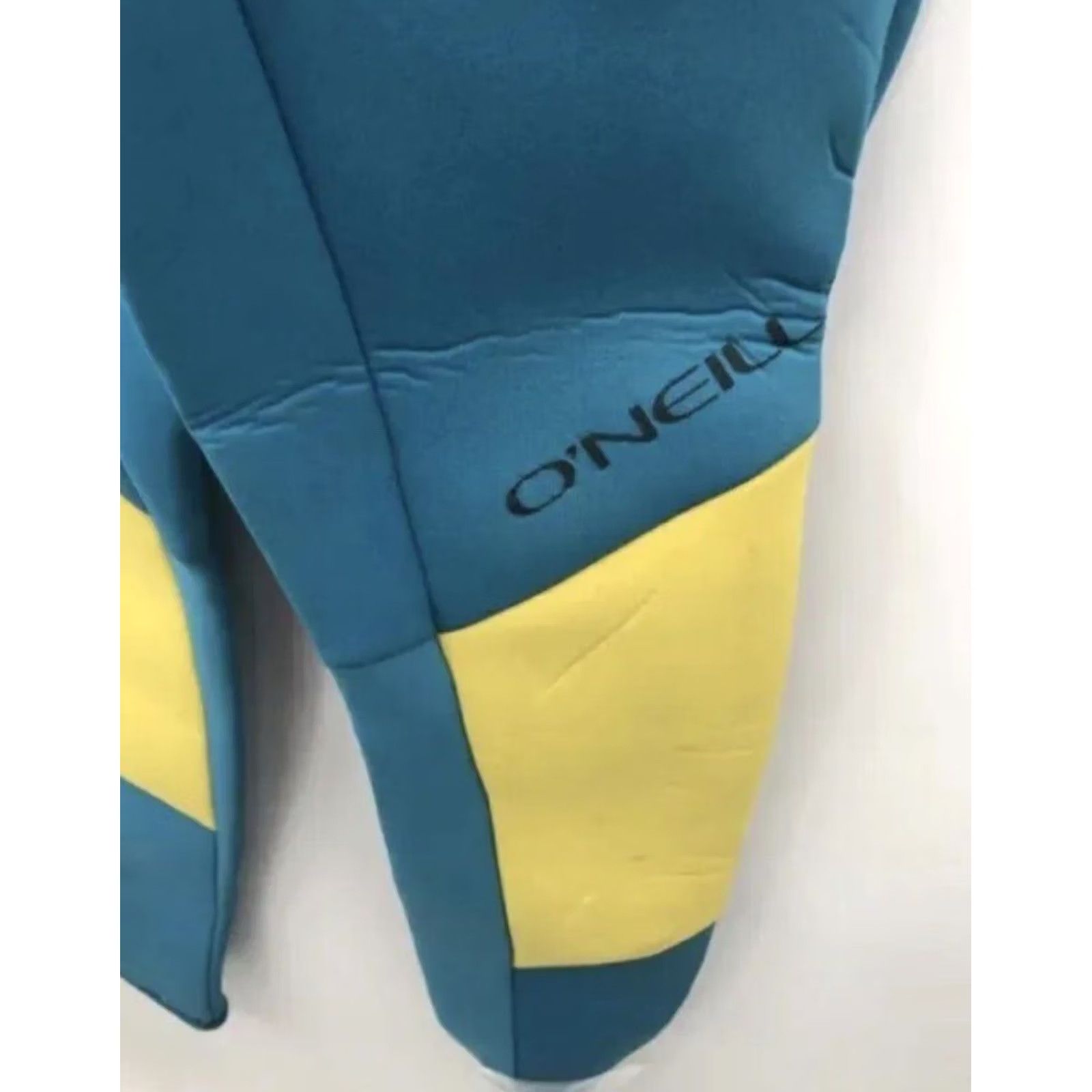 Vintage VINTAGE O'Neill Men Wetsuit Surfing ZipUp Biggie Board Blue Yellow USA Small S Blue Men Size US 29 - 3 Thumbnail