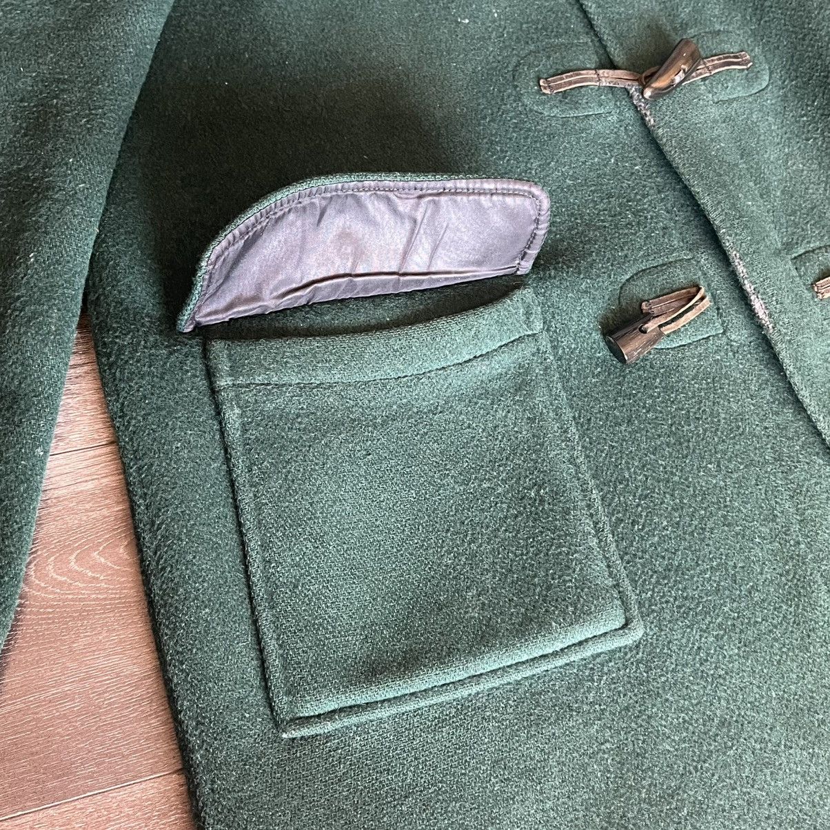 Gloverall Vintage Gloverall The Original Duffle Pea Coat Wool Green Size US XL / EU 56 / 4 - 7 Thumbnail