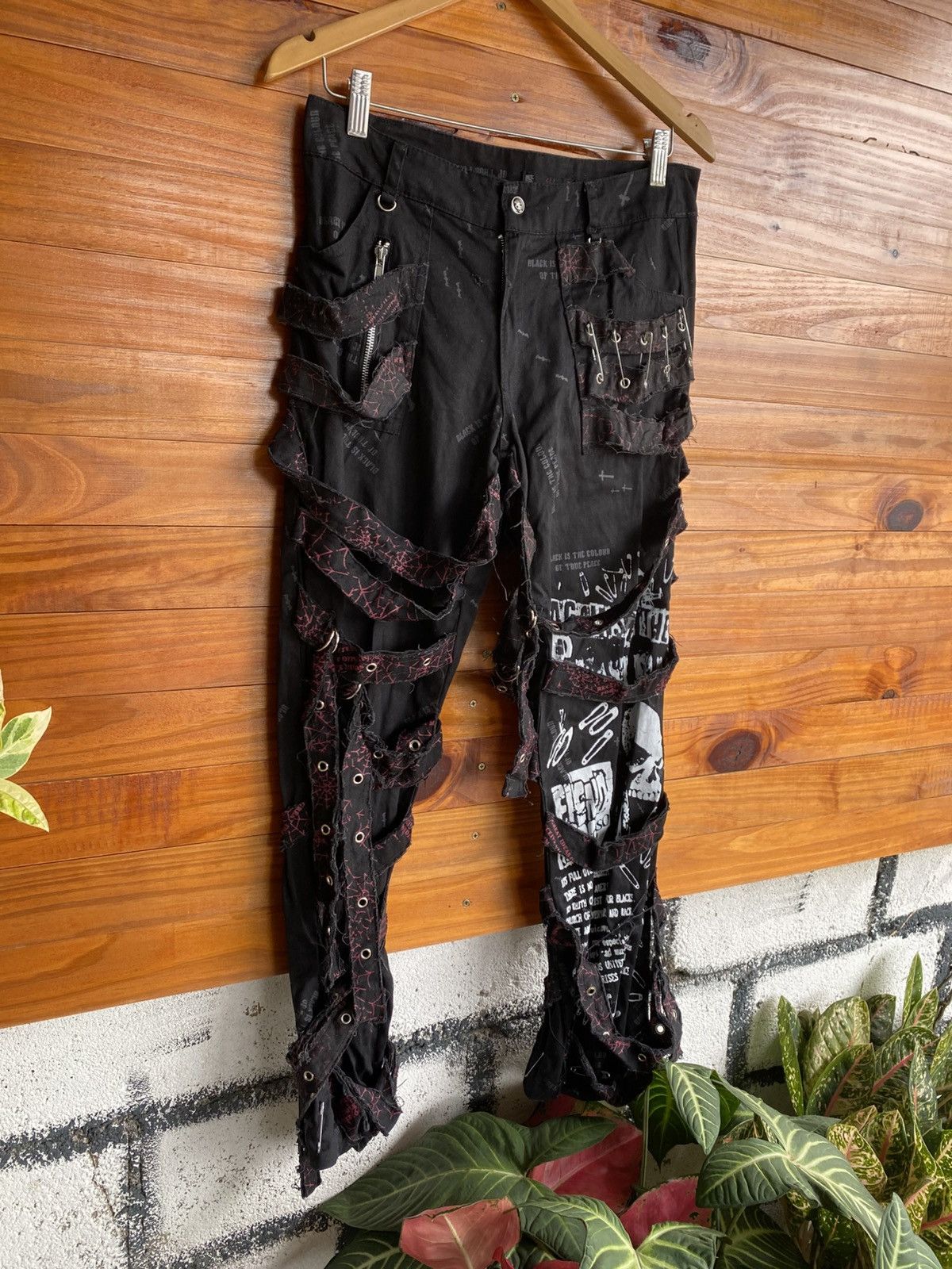 Japanese Brand GLP Gothic Lauta Punk Bondage Pant Black Multi-Strap Archive Size US 30 / EU 46 - 9 Thumbnail