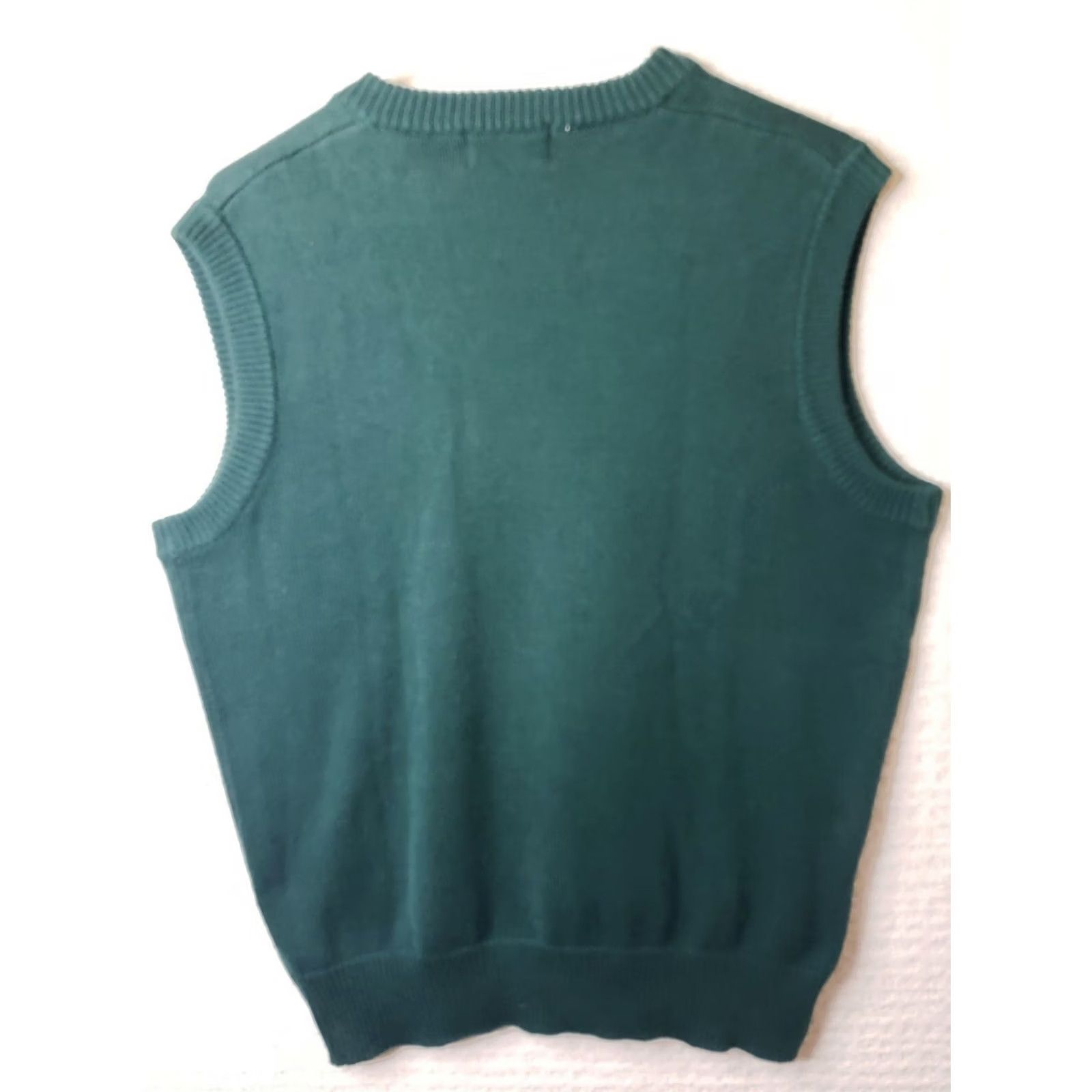 Vintage VINTAGE Aureus Sweater Vest Men's L Green Harbor Town Golf Links Hilton Head SC Size US L / EU 52-54 / 3 - 6 Thumbnail