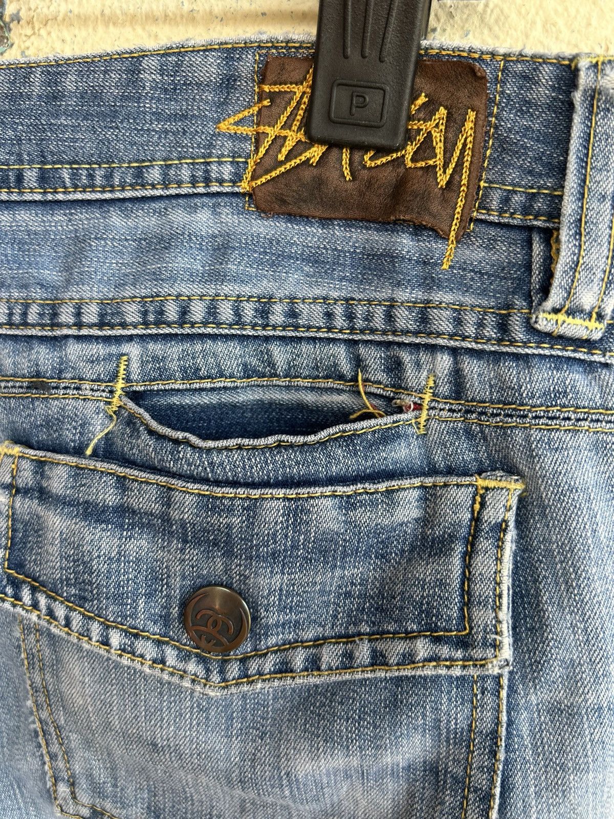 Stussy Stussy Semi Bootcut Distressed Jeans Size 26" / US 2 / IT 38 - 9 Thumbnail